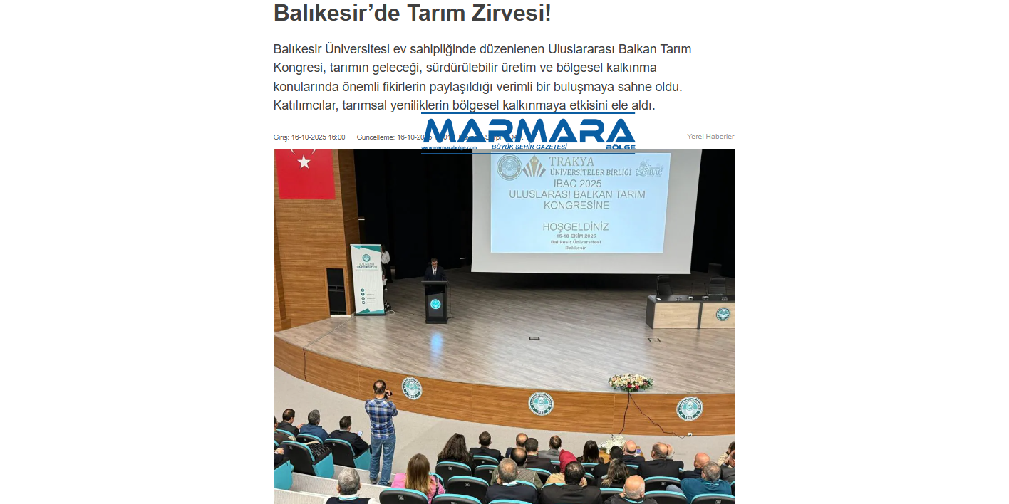 Balıkesir’de Tarım Zirvesi!