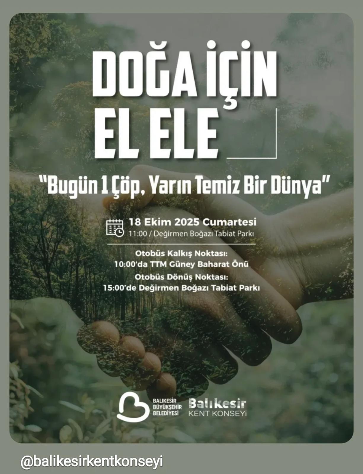 "DOĞA İÇİN EL ELE"  1