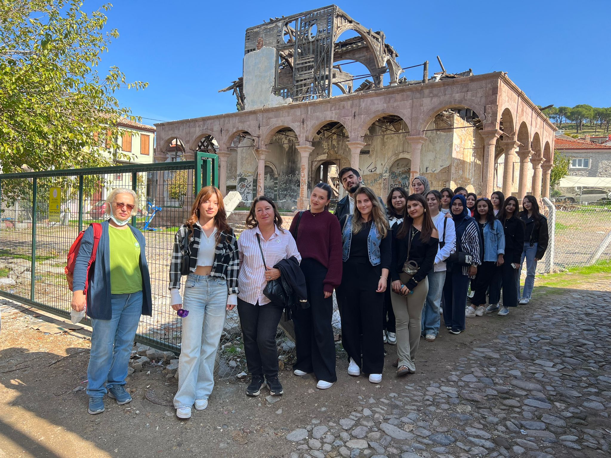 A Technical Trip to Mosques and Churches in Ayvalık within the Scope of the Architecture and Art History Course 3