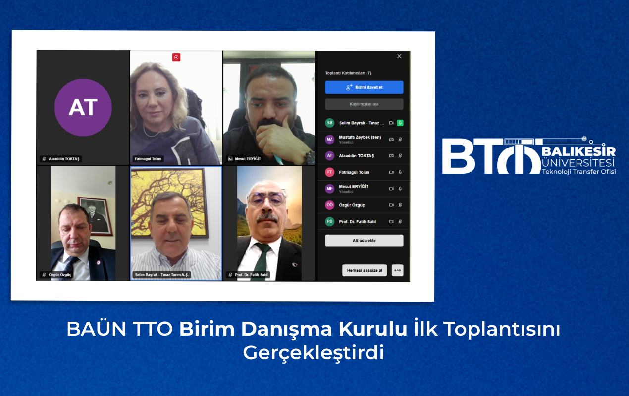 BAÜN TTO Birim Danışma Kurulu İlk Toplantısını Gerçekleştirdi