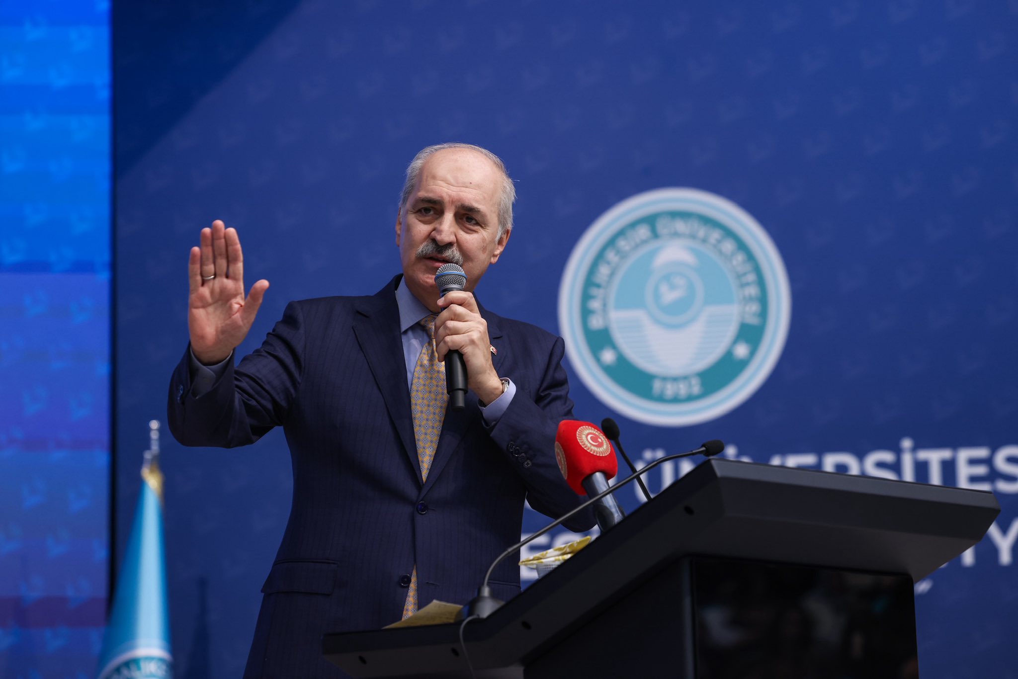 Balıkesir University 2025-2026 Academic Year Opening Ceremony took place with the presence of the Speaker of the Turkish Grand National Assembly (TBMM), Numan KURTULMUŞ 3