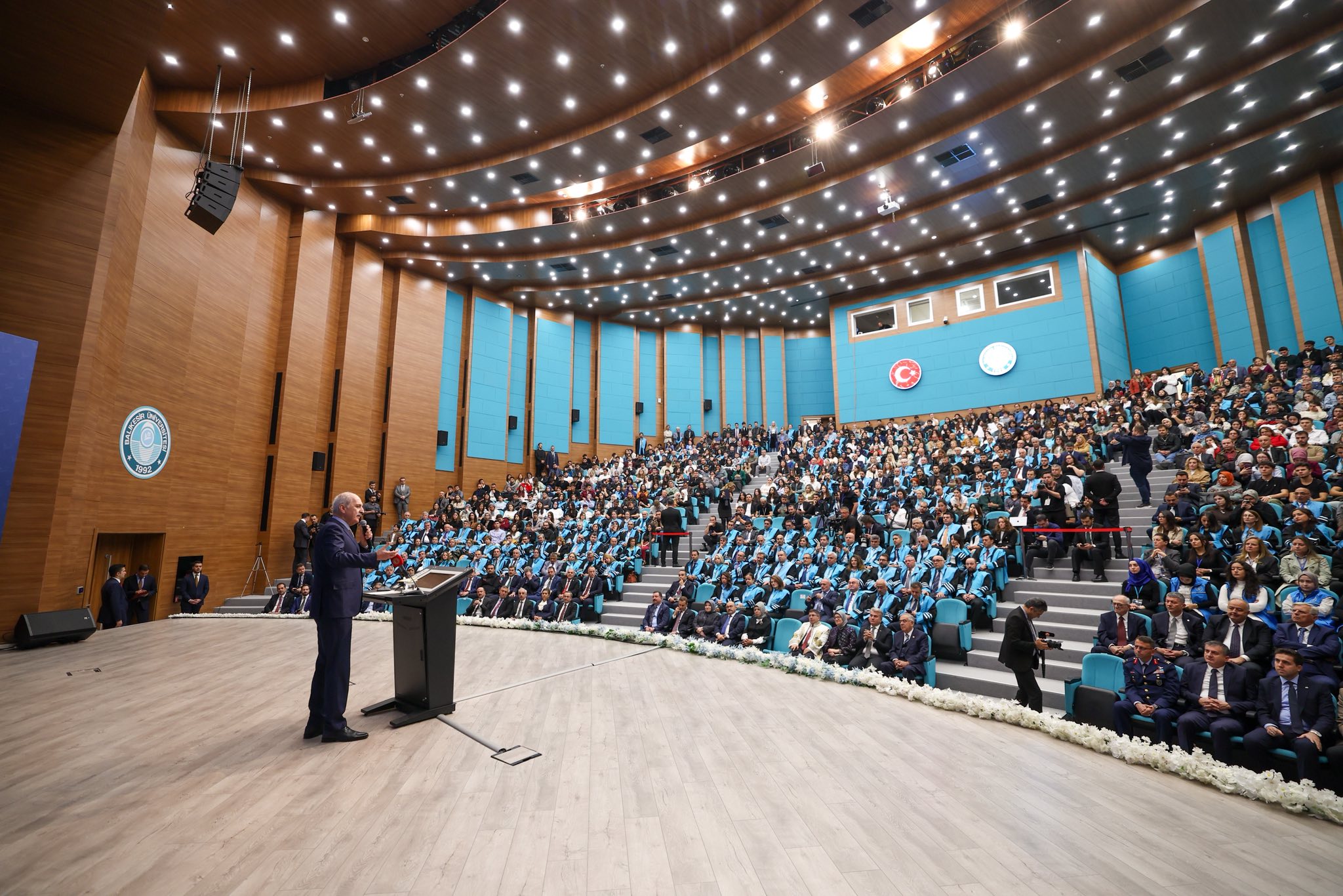 Balıkesir University 2025-2026 Academic Year Opening Ceremony took place with the presence of the Speaker of the Turkish Grand National Assembly (TBMM), Numan KURTULMUŞ 4