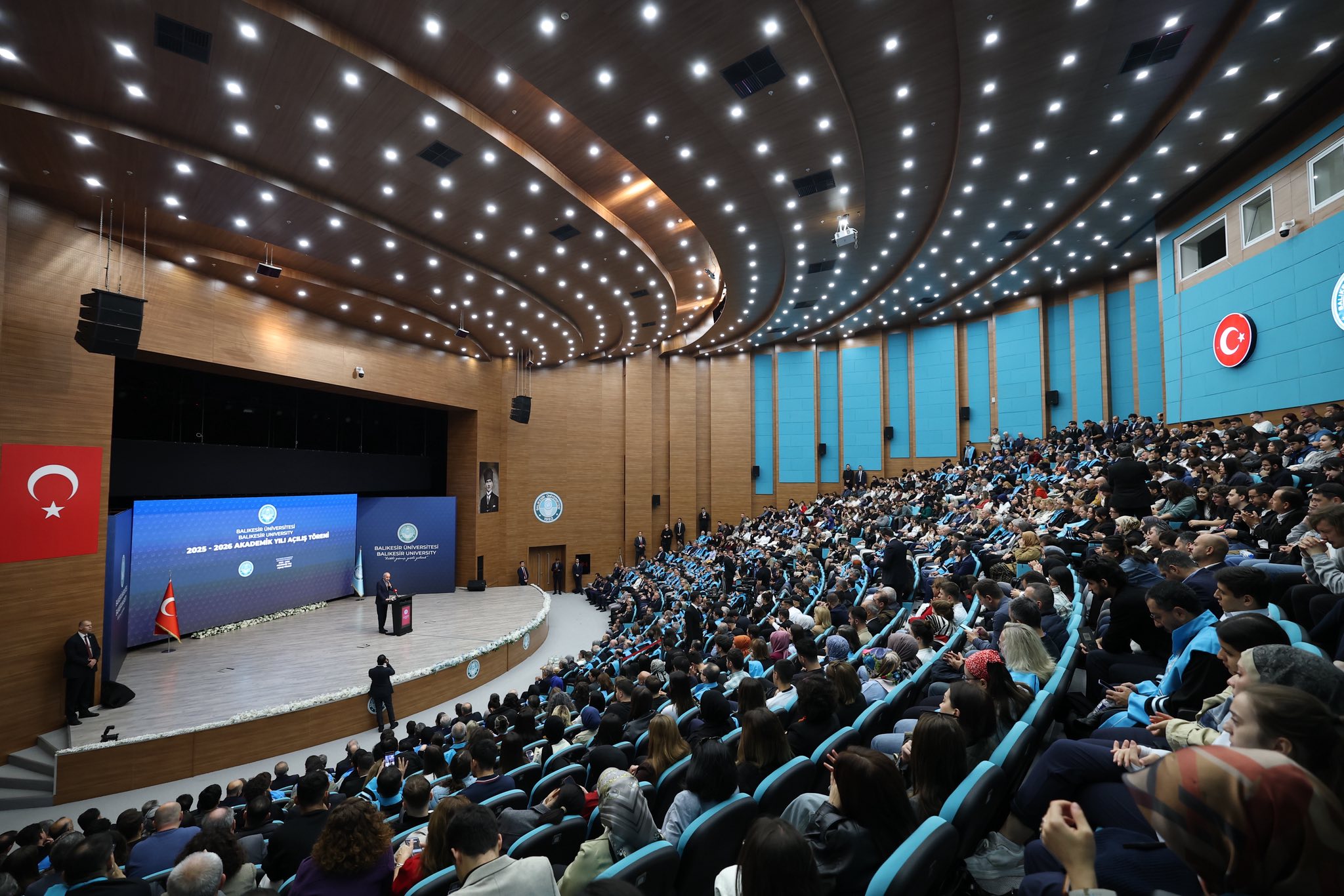 Balıkesir University 2025-2026 Academic Year Opening Ceremony took place with the presence of the Speaker of the Turkish Grand National Assembly (TBMM), Numan KURTULMUŞ 11