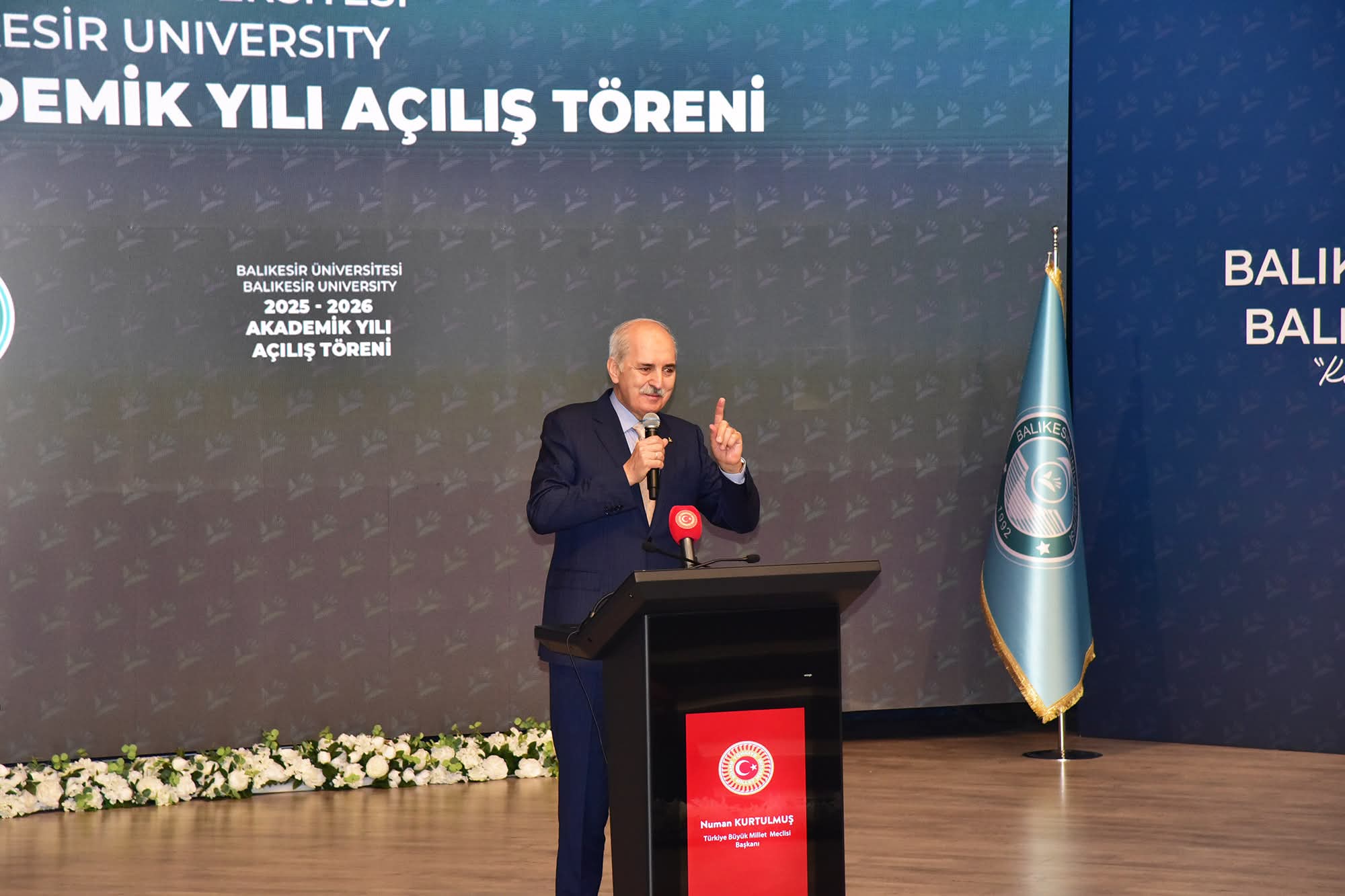 BAÜN’de Yeni Akademik Yıl Açılış Töreni, TBMM Başkanı Numan Kurtulmuş’un Teşrifleriyle Gerçekleştirildi 8
