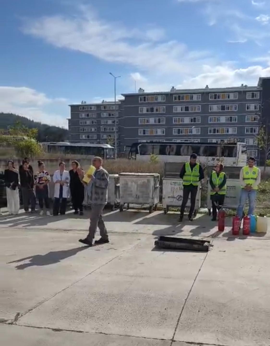 Earthquake, First Aid, and Fire Drills Were Held at Our Faculty 2