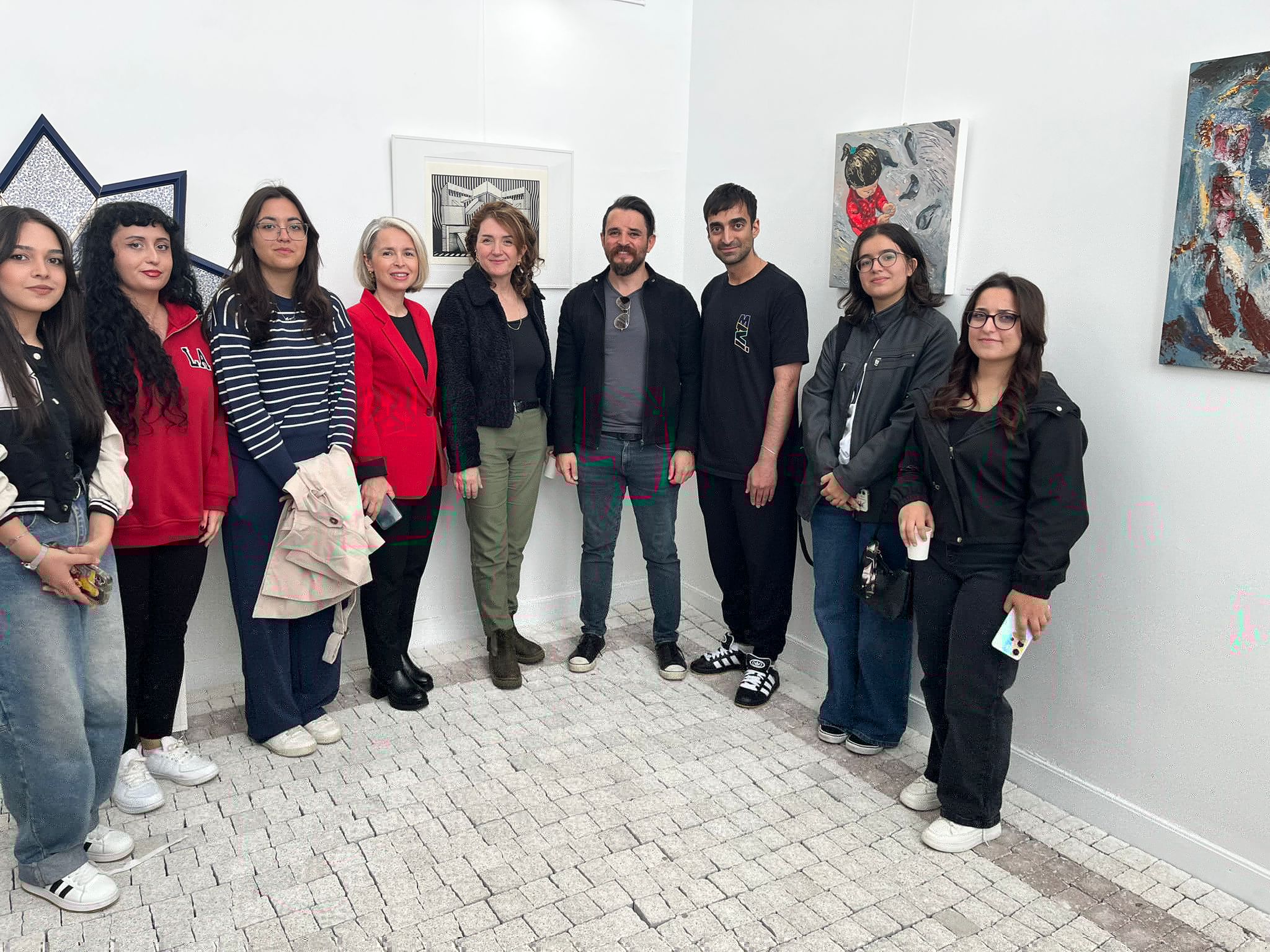 Balıkesir University Nursing Students Participated in the "100+2 Intercity Group Exhibition"