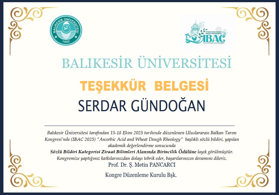 Bölümümüzün IBAC 2025'de büyük başarısı 2