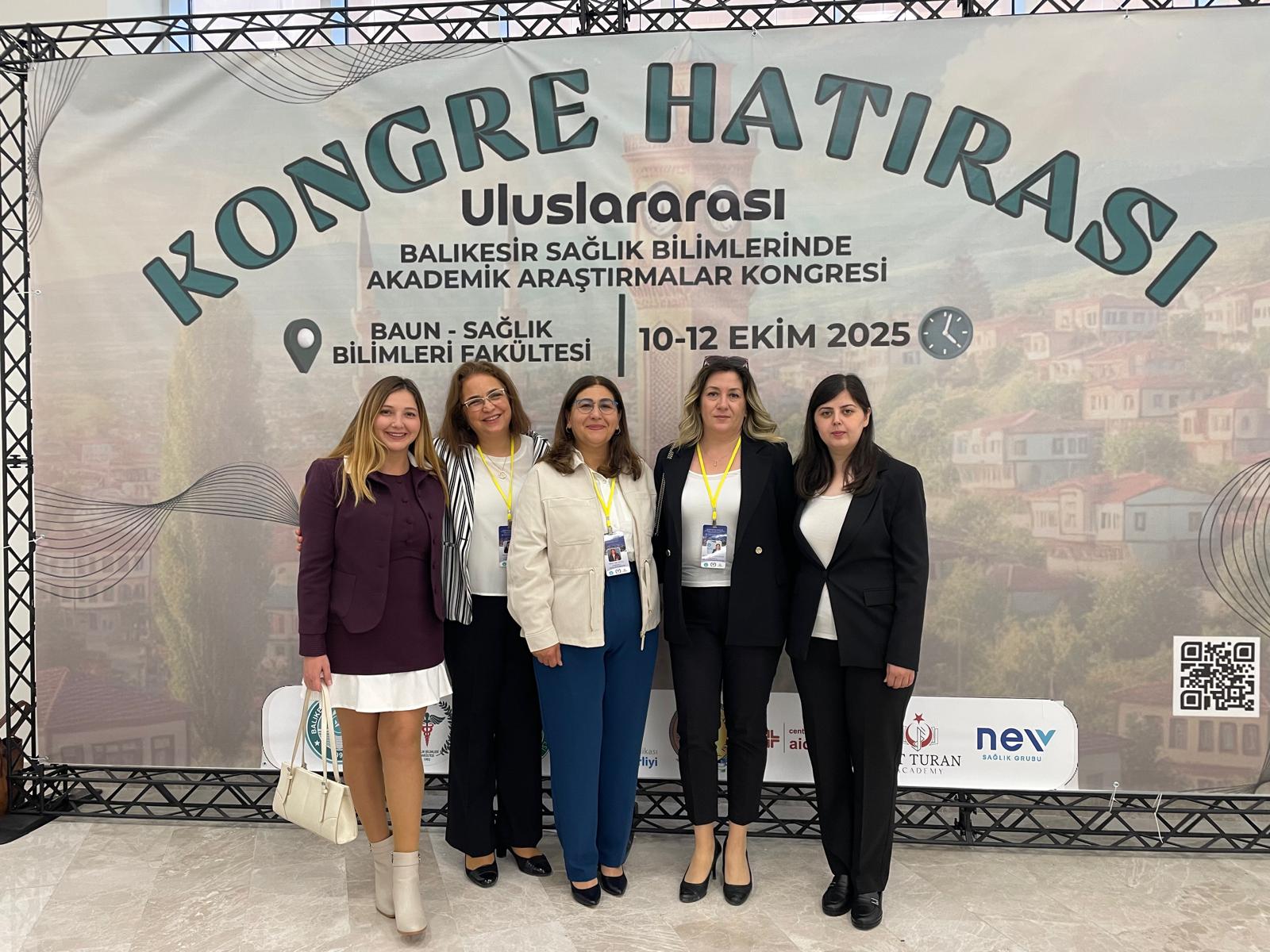 Uluslararası Balıkesir Sağlık Bilimlerinde Akademik Araştırmalar Kongresine Bölümümüzden Bilimsel Katkı 1