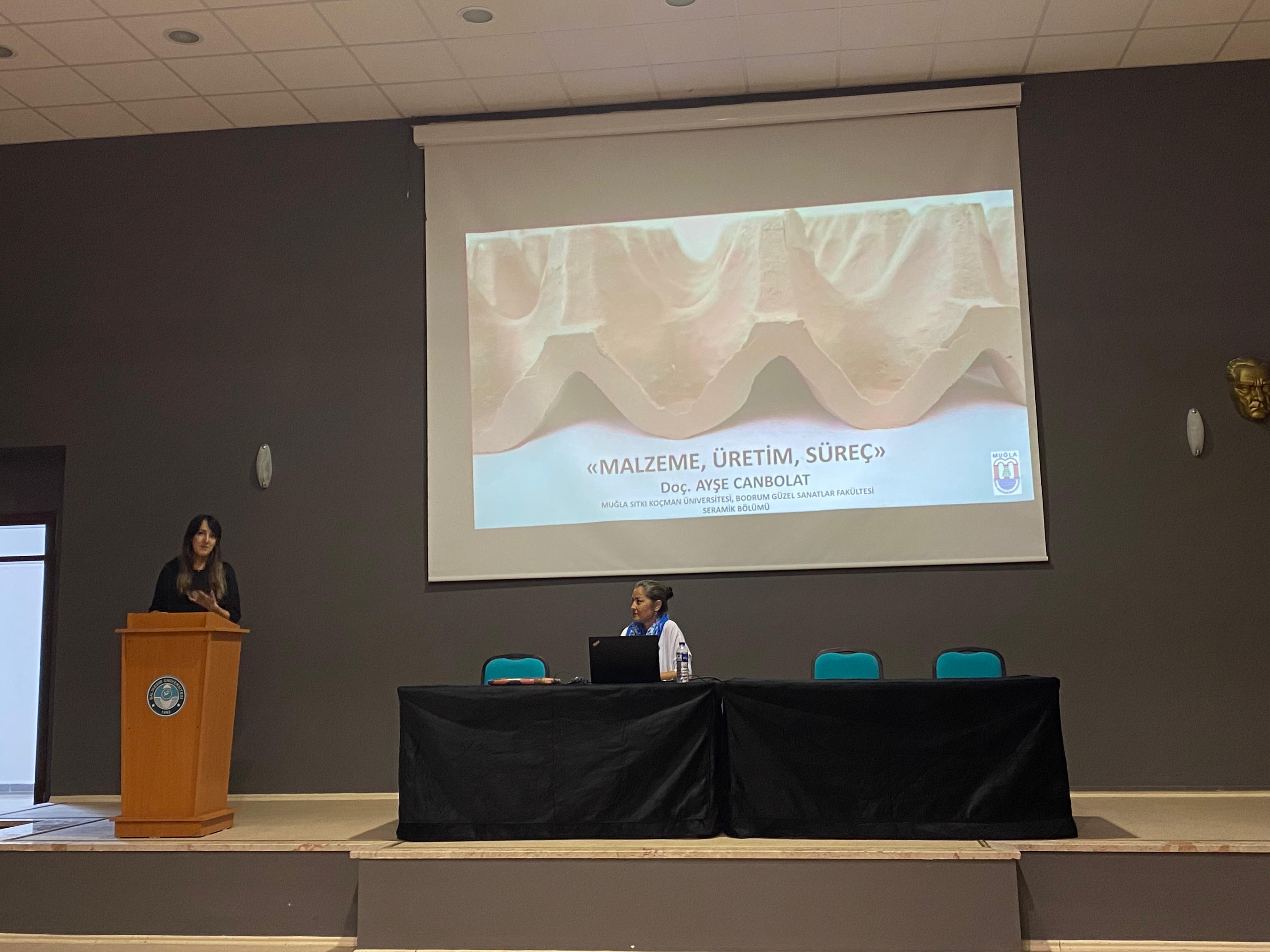 “Material, Production, Process” Talk Held at the Faculty of Fine Arts 2