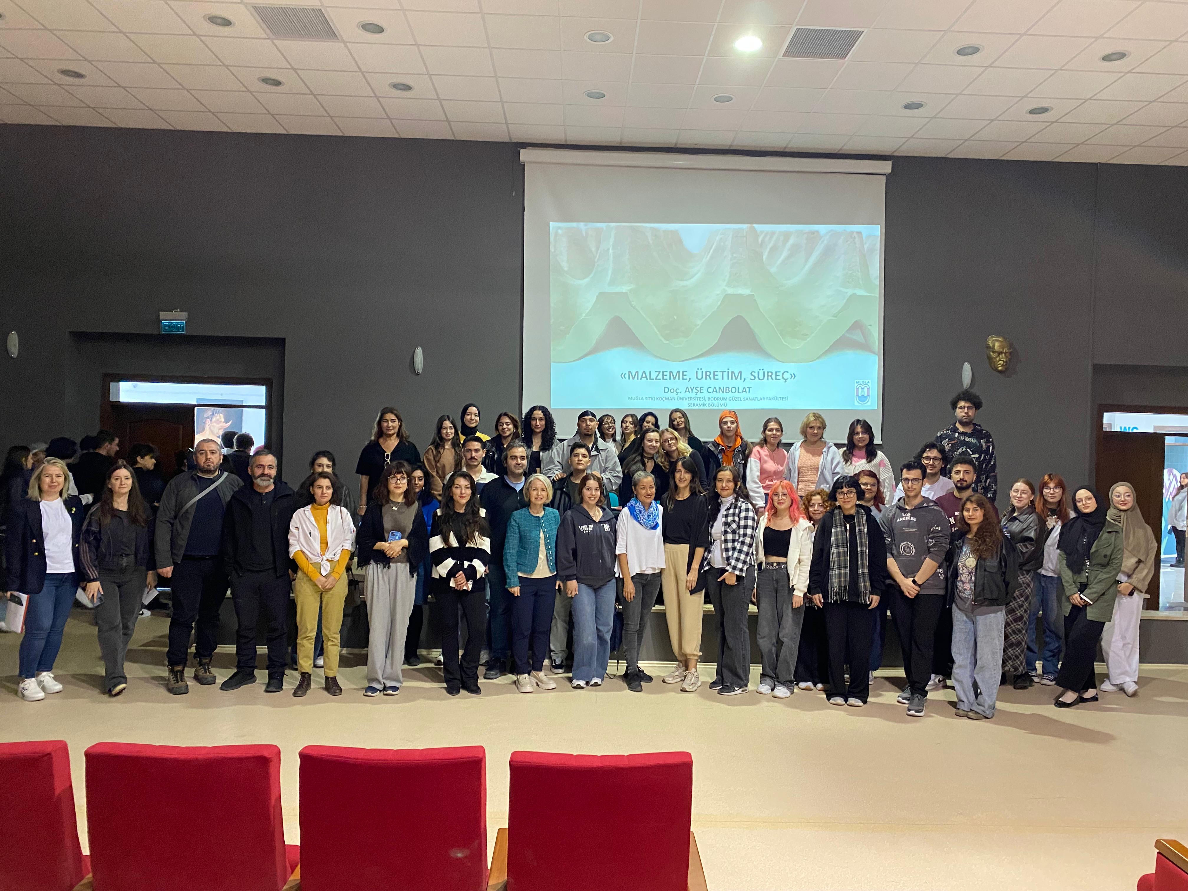 “Material, Production, Process” Talk Held at the Faculty of Fine Arts
