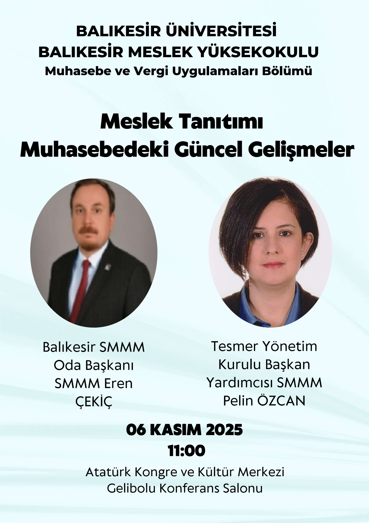 Meslek Tanıtımı Muhasebedeki Güncel Gelişmeler Semineri 1