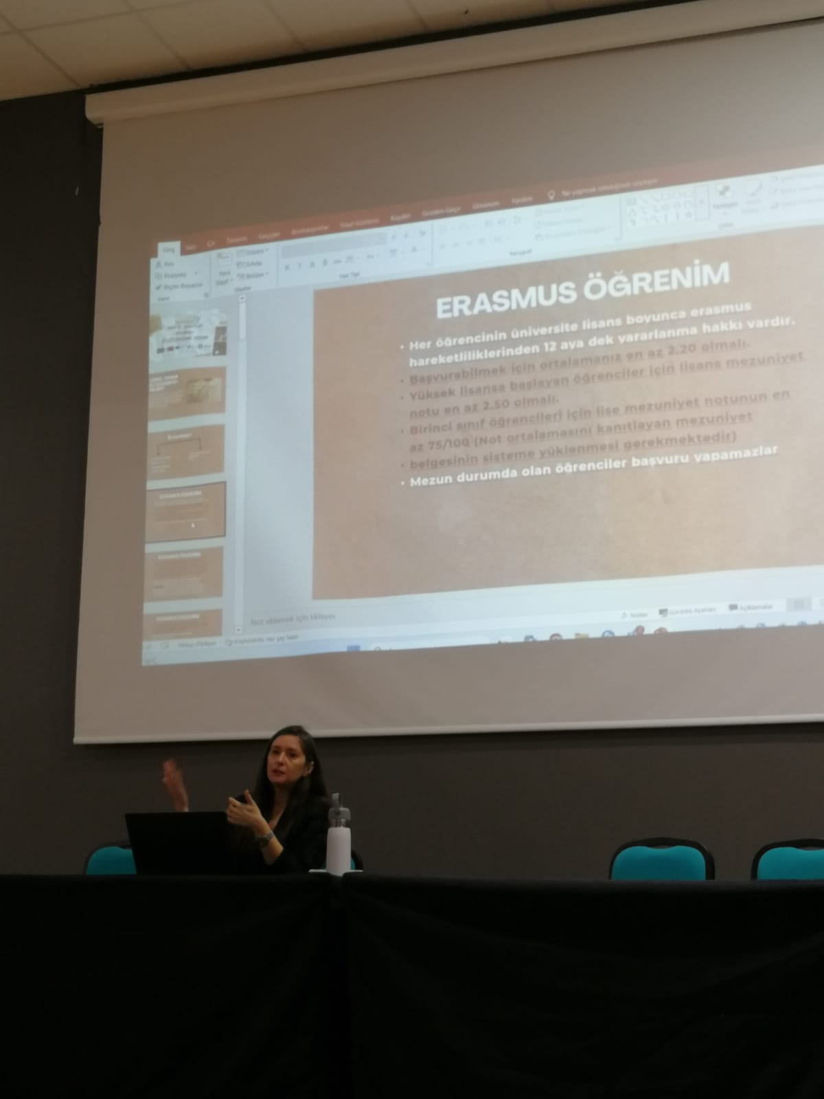 An ERASMUS+ Information Sharing Meeting was Held in Our Department 2