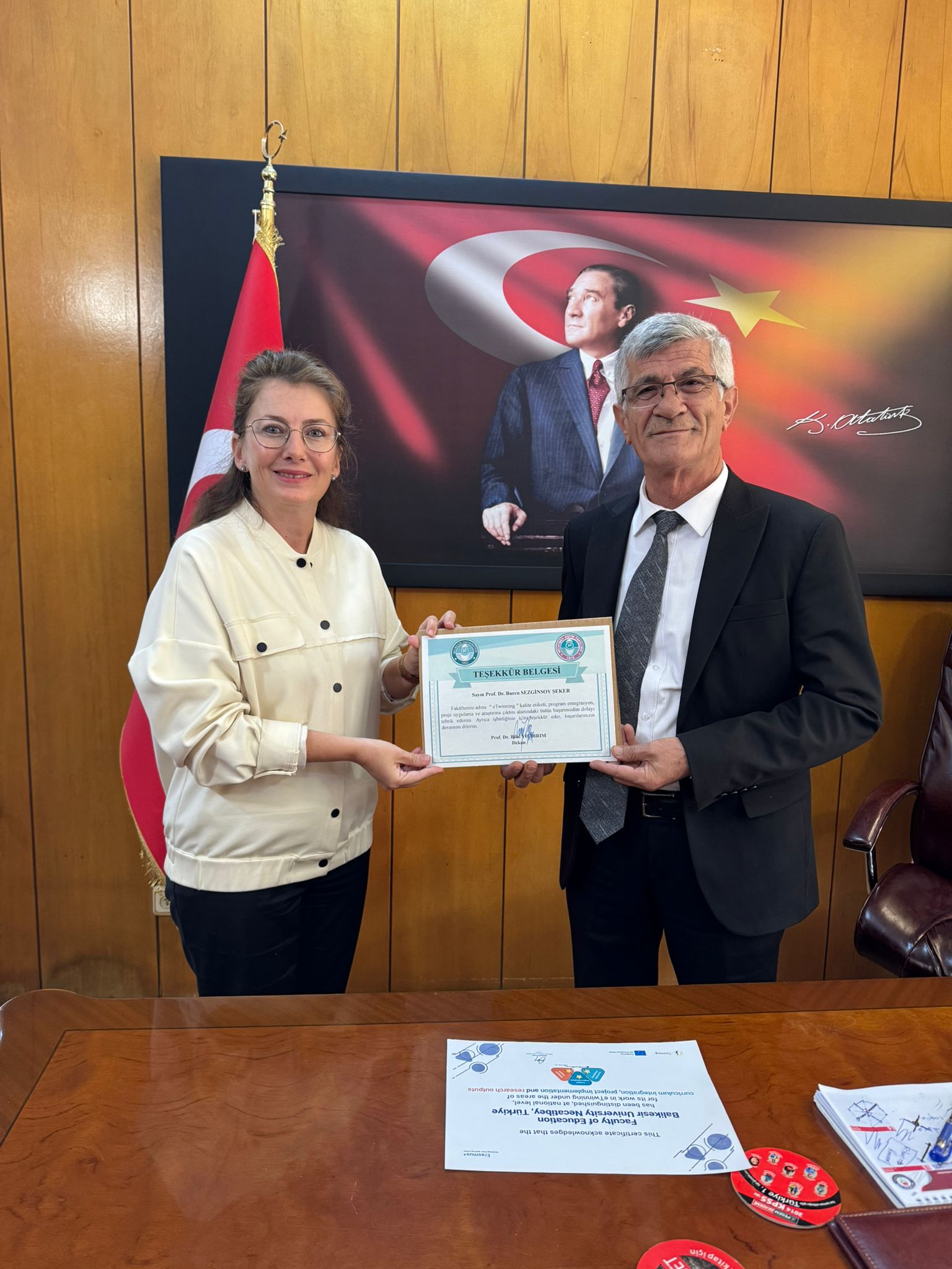 Bölümümüz Sınıf Eğitimi Anabilim Dalı Öğretim Üyesinden ITE eTwinning’de Uluslararası Başarı