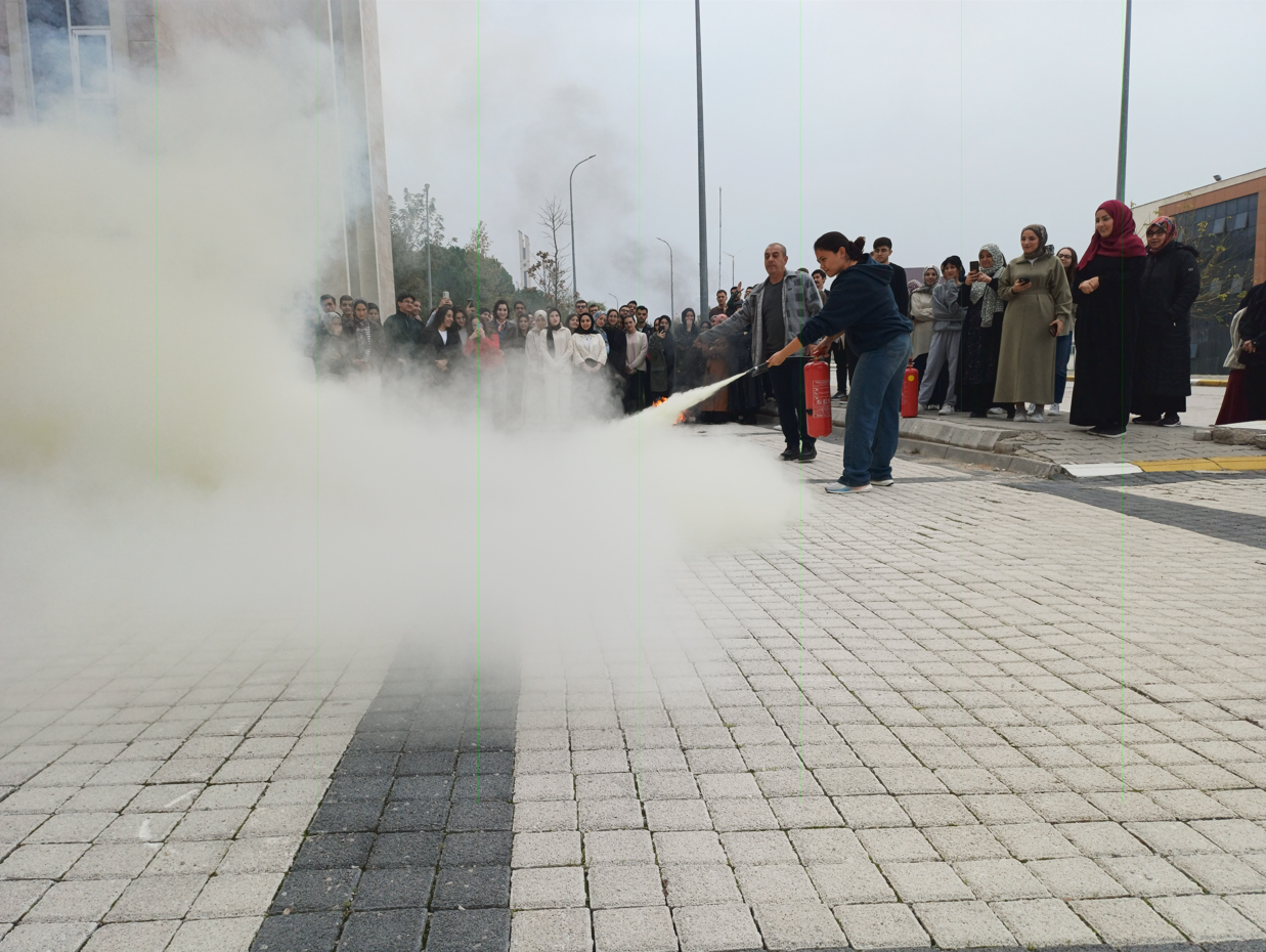 An Emergency Drill was Held in Our Faculty 15