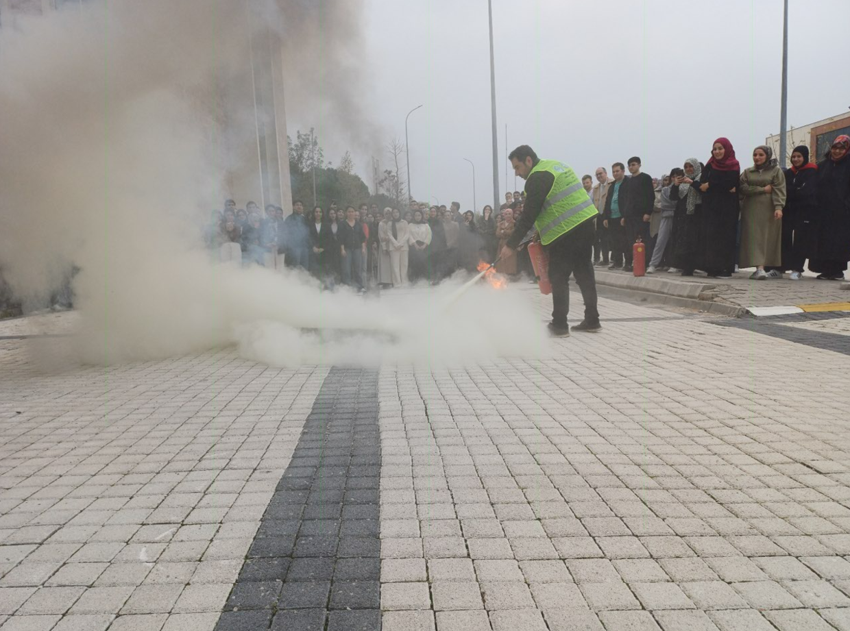 An Emergency Drill was Held in Our Faculty 14
