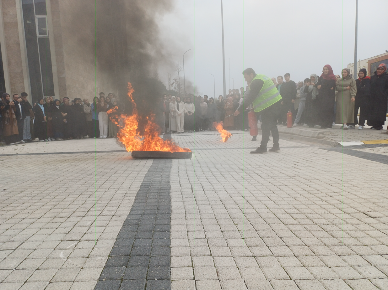 An Emergency Drill was Held in Our Faculty