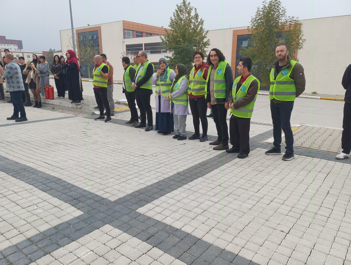 An Emergency Drill was Held in Our Faculty 10