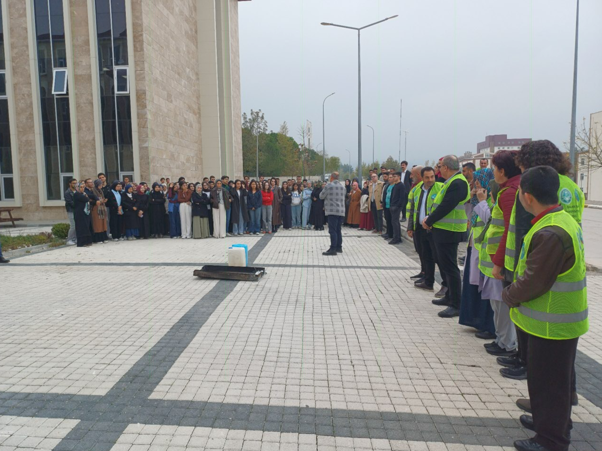 An Emergency Drill was Held in Our Faculty 9