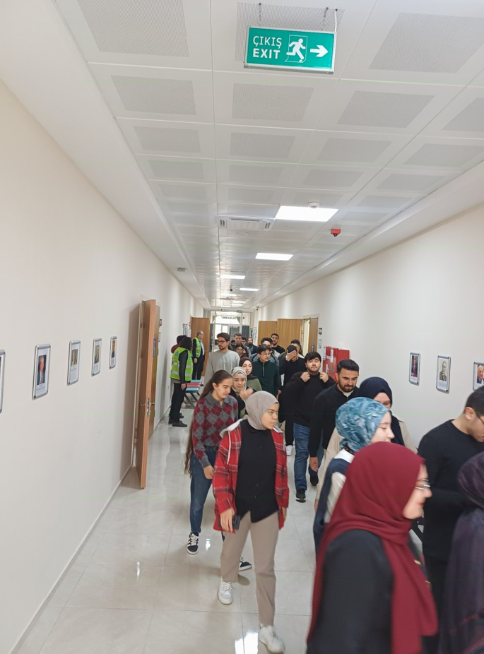An Emergency Drill was Held in Our Faculty 6