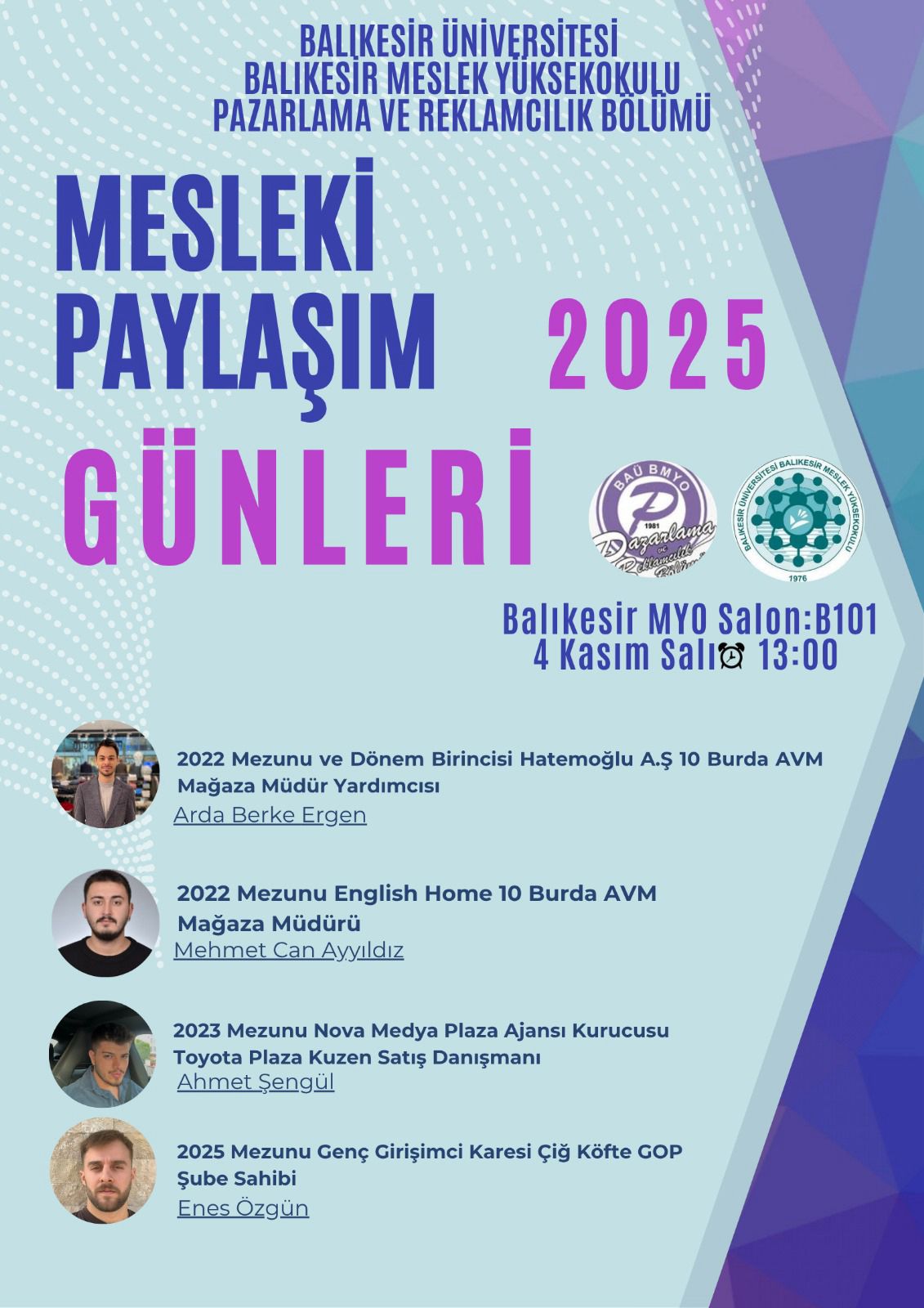 Pazarlama Kulübü Mesleki Paylaşım Günleri 2025 1