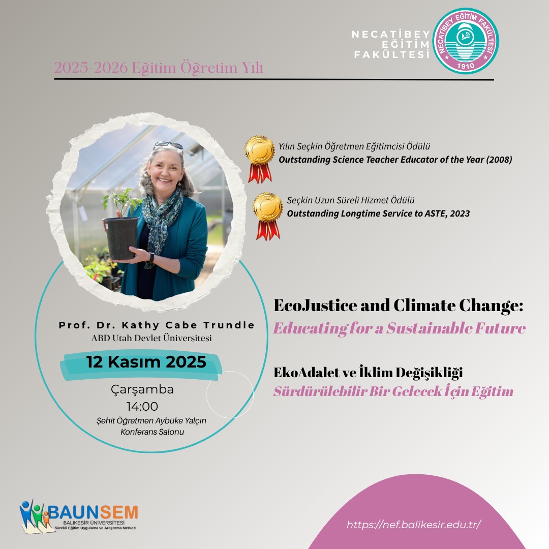 "EkoAdalet ve İklim Değişikliği: Sürdürülebilir Bir Gelecek İçin Eğitim" Semineri  1