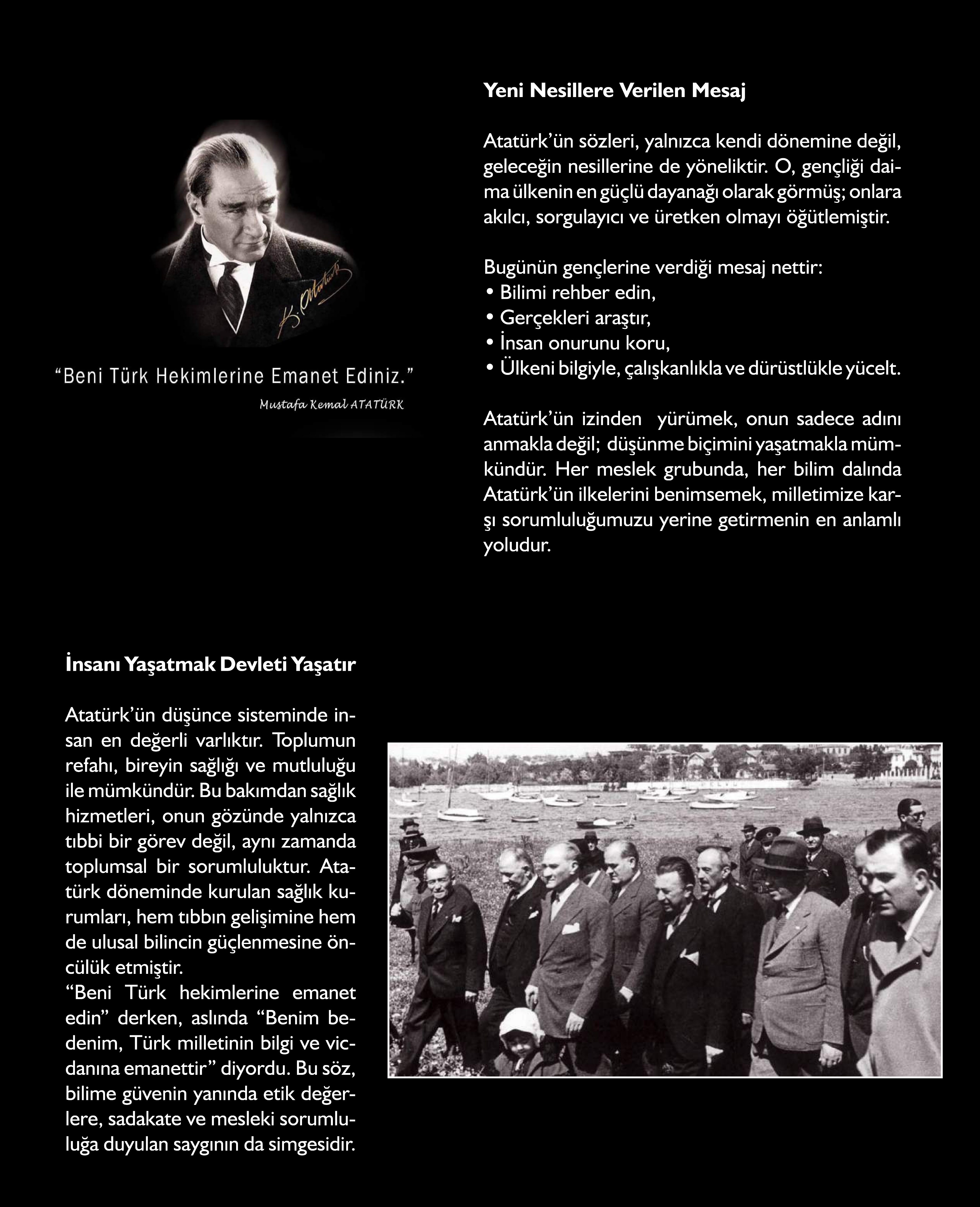 Akademisyenlerimizden: Atatürk'ü Anlamak ve İzinden Yürümek: "Beni Türk Hekimlerine Emanet Edin" Prof. Dr. Tülin Akarsu Ayazoğlu / BAÜN Tıp Fakültesi Yoğun Bakım Bilim Dalı Başkanı 3