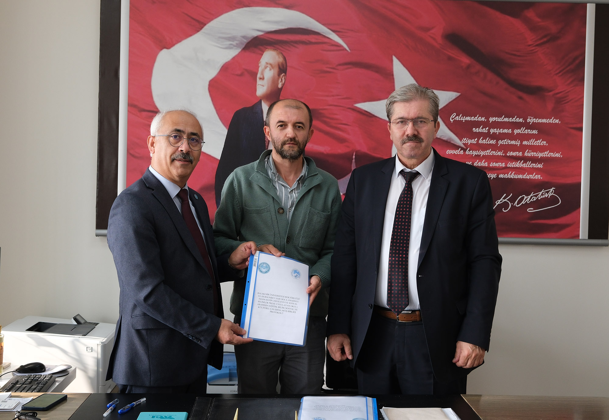 BAÜN ile Dursunbey Sarı Hoca Anadolu İmam Hatip Lisesi Arasında İş Birliği Protokolü İmzalandı 2