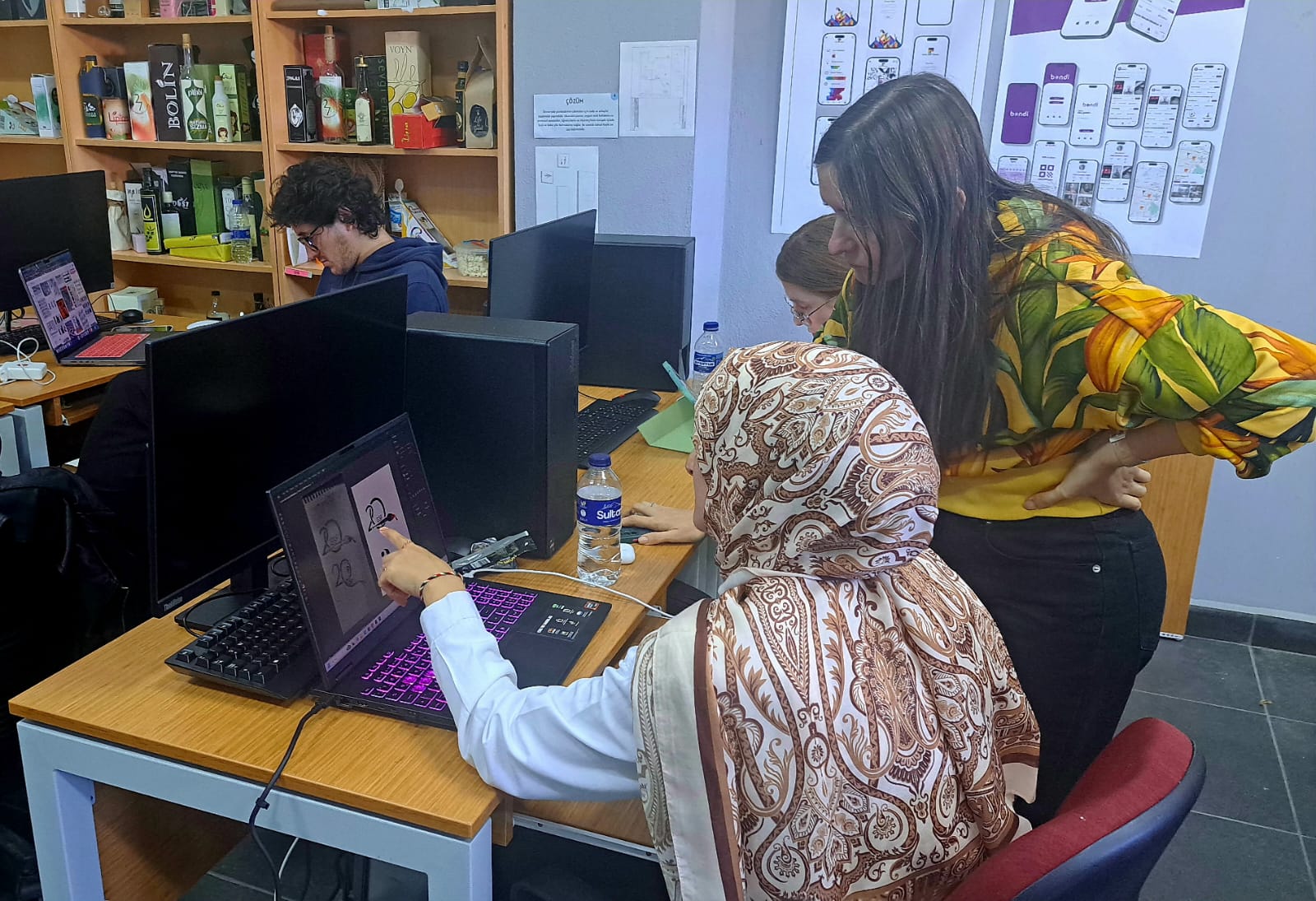 A Logo Design Workshop was held in our department. 1