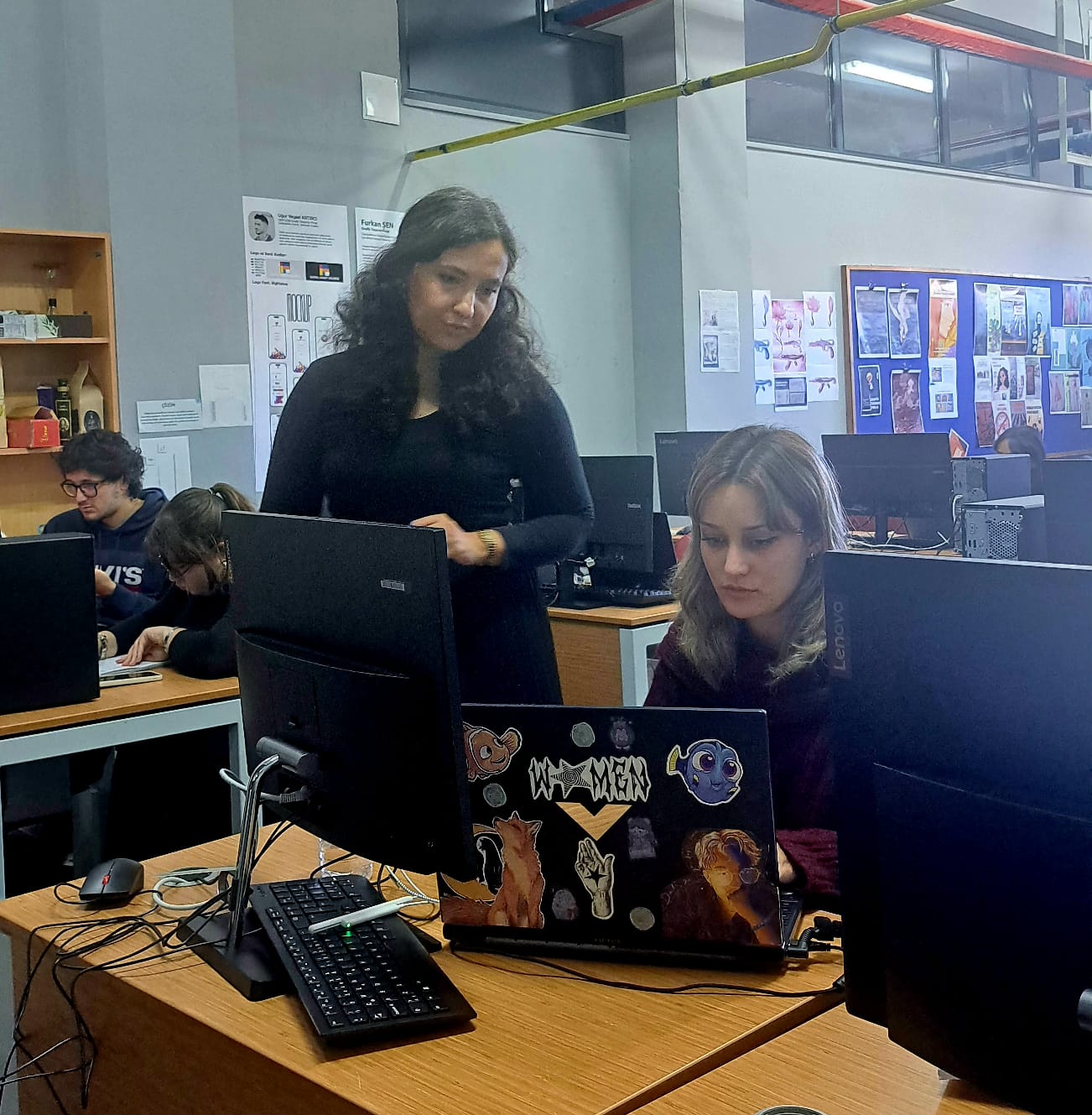 A Logo Design Workshop was held in our department. 3