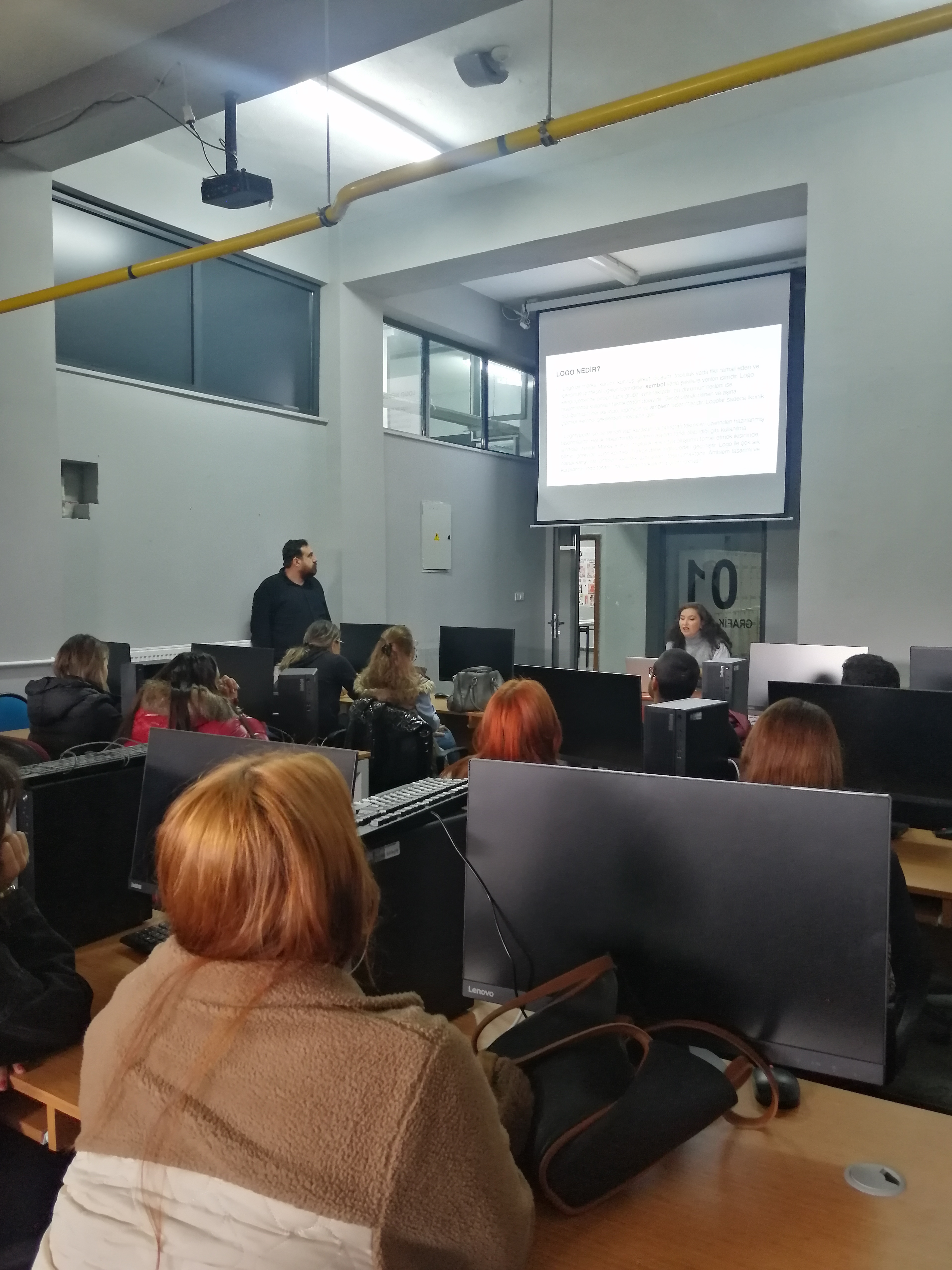 A Logo Workshop was held with students from the T.C. Ziraat Bankası Fine Arts High School. 7