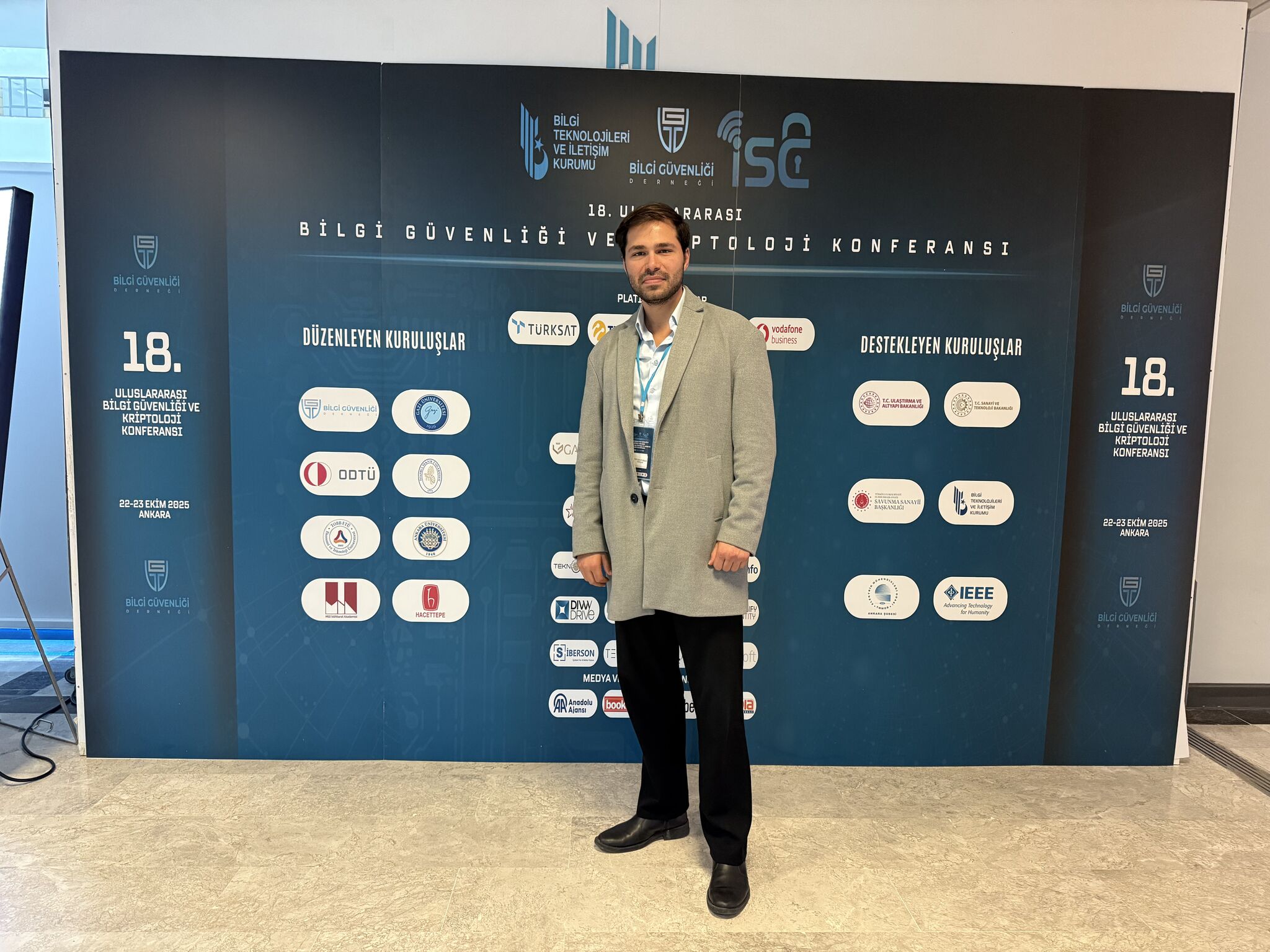 Araştırma Görevlimiz BTK Ev Sahipliğindeki ISC Türkiye 2025 Konferansında