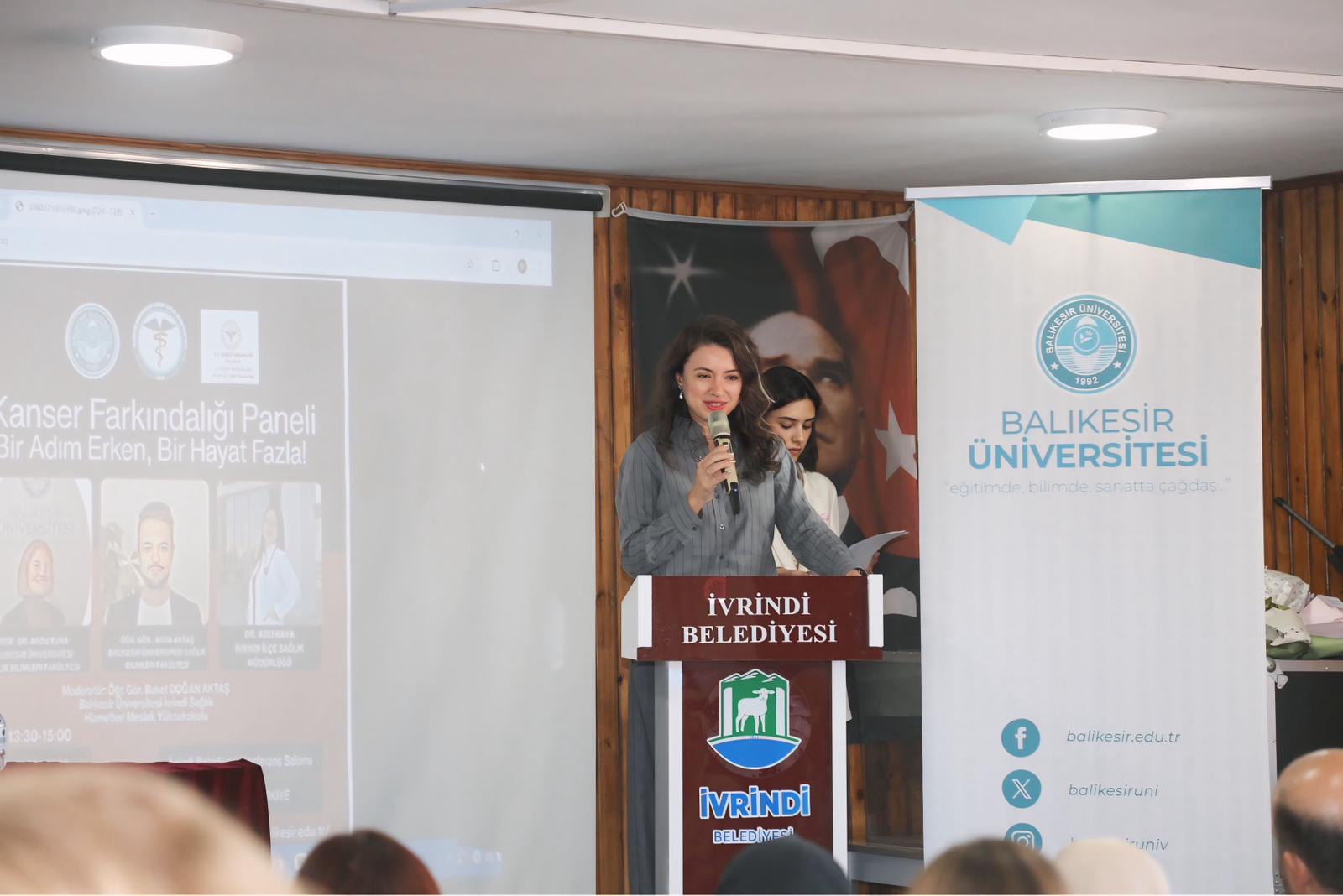 BAÜN İvrindi Sağlık Hizmetleri Meslek Yüksekokulundan Kanser Farkındalığı Paneli 3