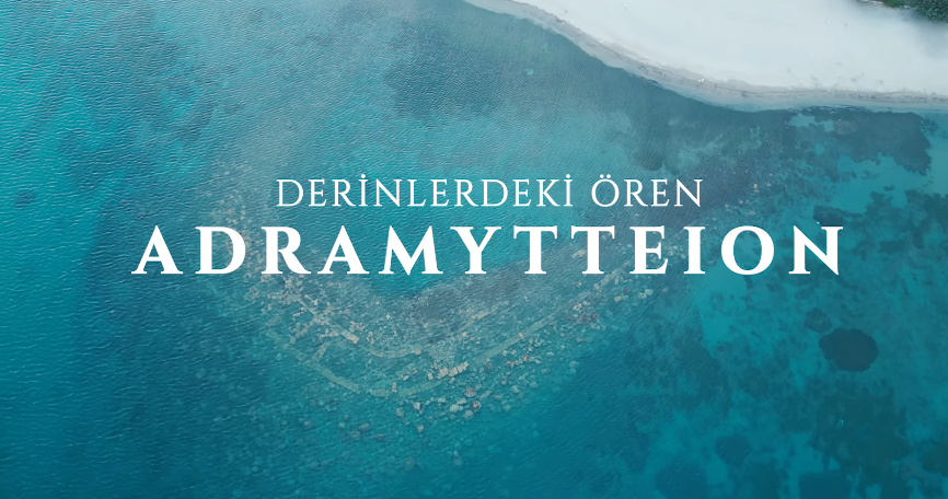 Prof. Dr. Serdar Yılmaz's project exhibition, "Ören in the Deep: Adramytteion," opened at the Troy Foundation Korfmann Library Exhibition Hall in Çanakkale. 5