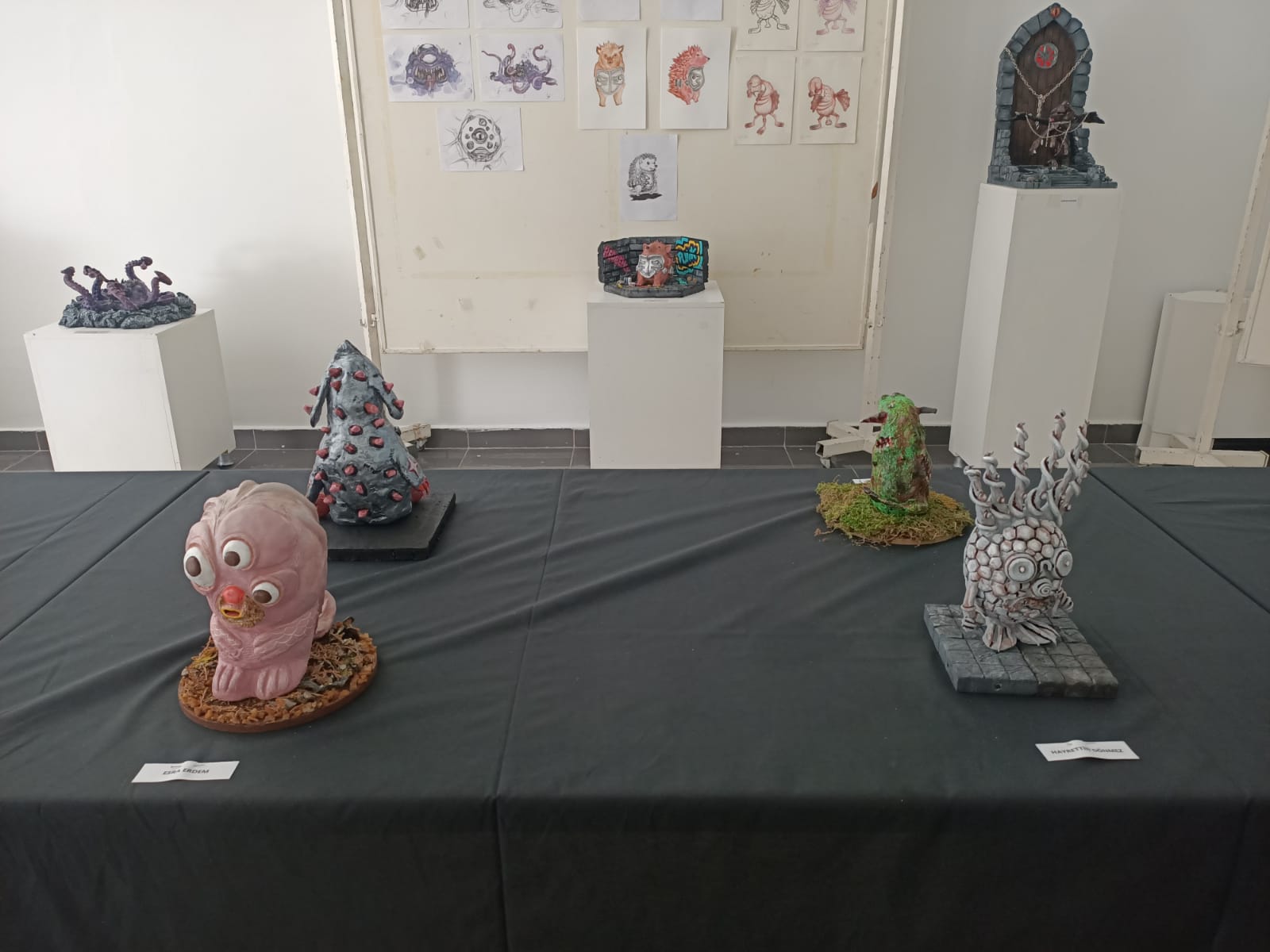 "Sevimli Canavarlar" Üç Boyutlu Sanat Atölyesi Sergisi Açıldı. 6