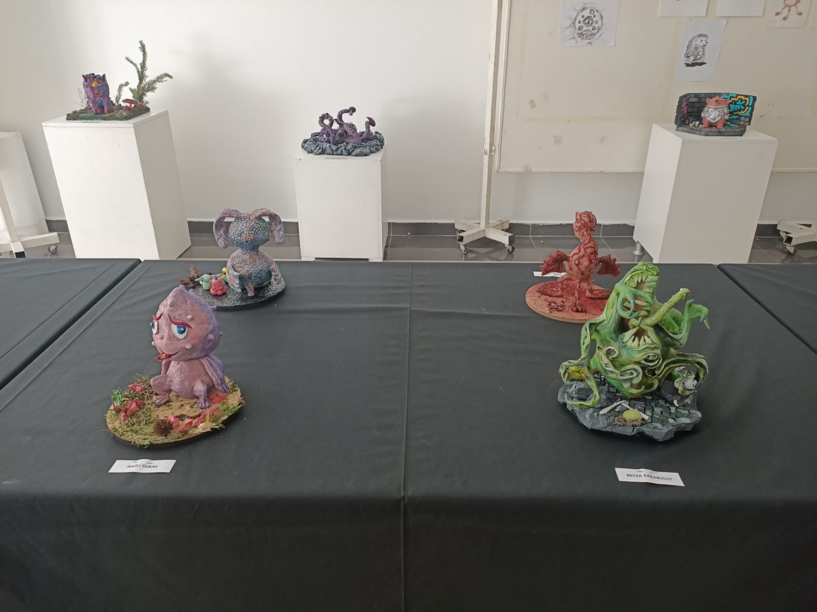 "Sevimli Canavarlar" Üç Boyutlu Sanat Atölyesi Sergisi Açıldı. 7