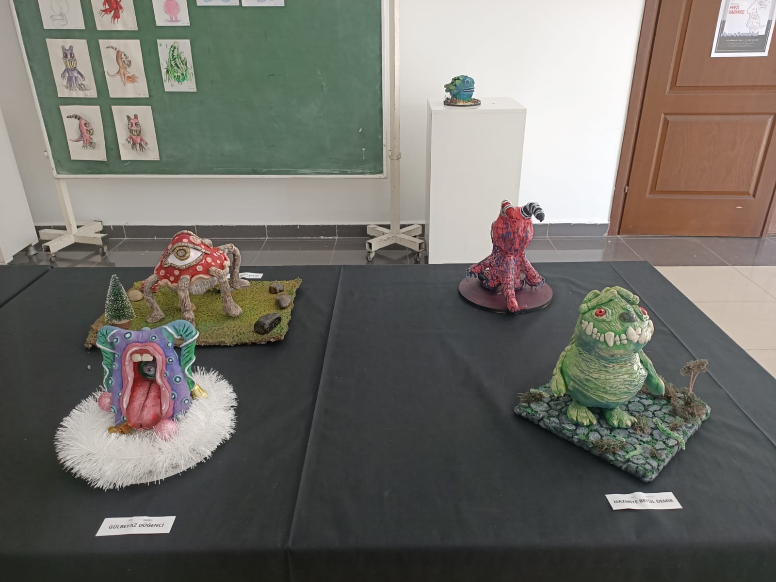 "Sevimli Canavarlar" Üç Boyutlu Sanat Atölyesi Sergisi Açıldı. 10