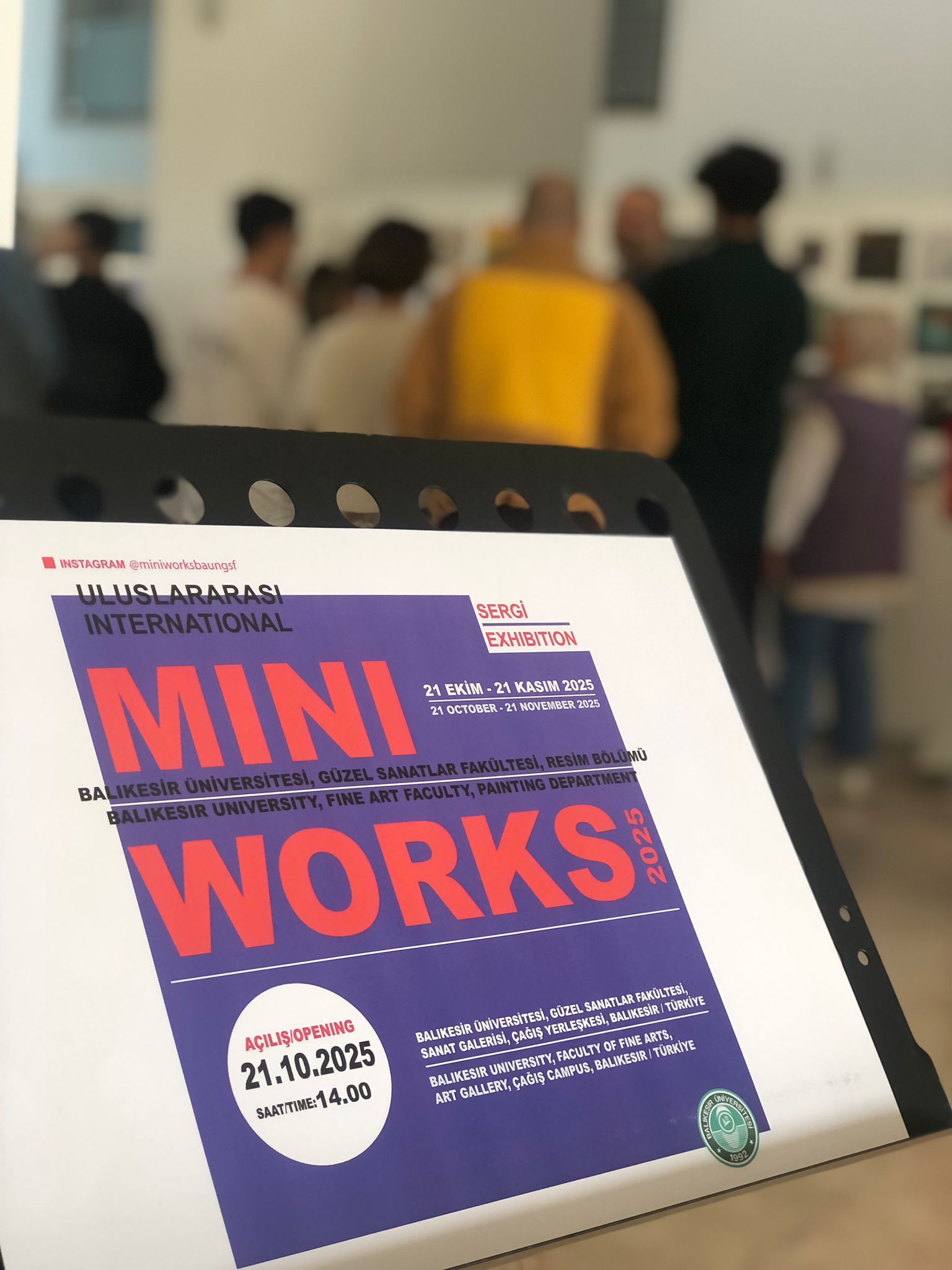 Uluslararası Mini Works Sergisi Açıldı.