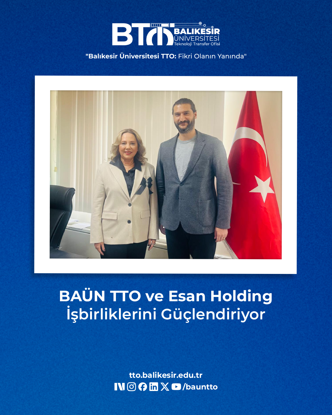 BAÜN TTO ve Esan Holding İşbirliklerini Güçlendiriyor 1