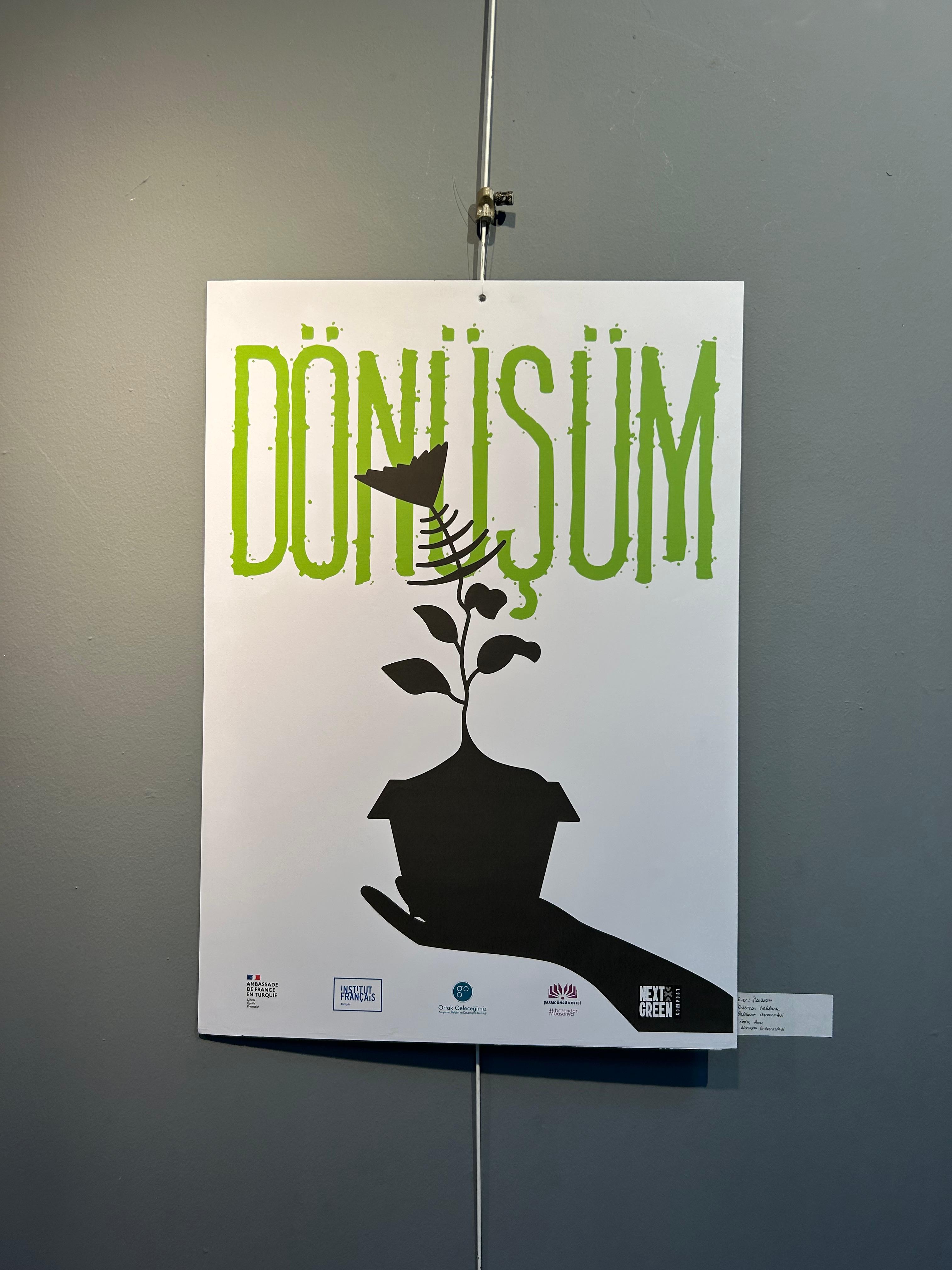 Our student Ömercan Göktürk’s work was selected for exhibition at the ‘Next To Green’ Project Design Camp and Competition 2