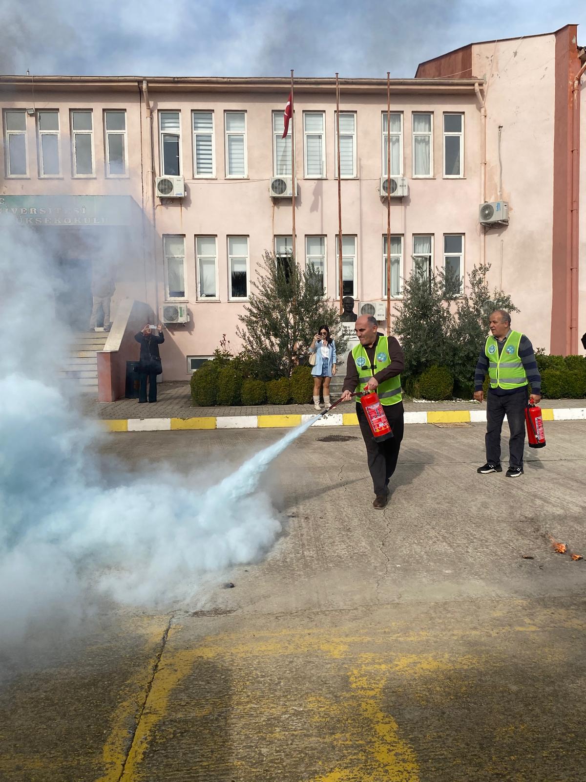 Earthquake and Fire Drills Conducted at Our Vocational School 6