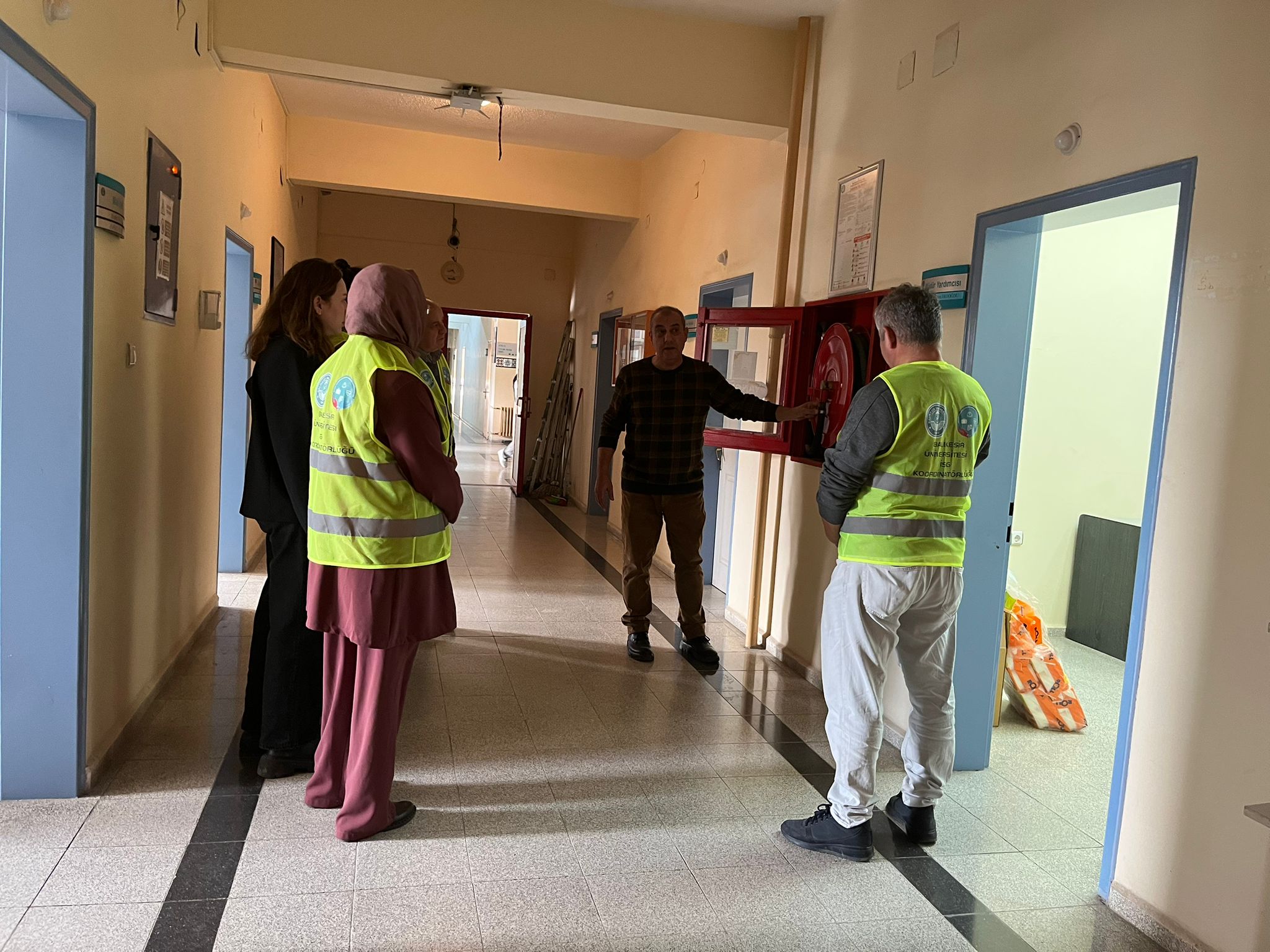 Earthquake and Fire Drills Conducted at Our Vocational School 8