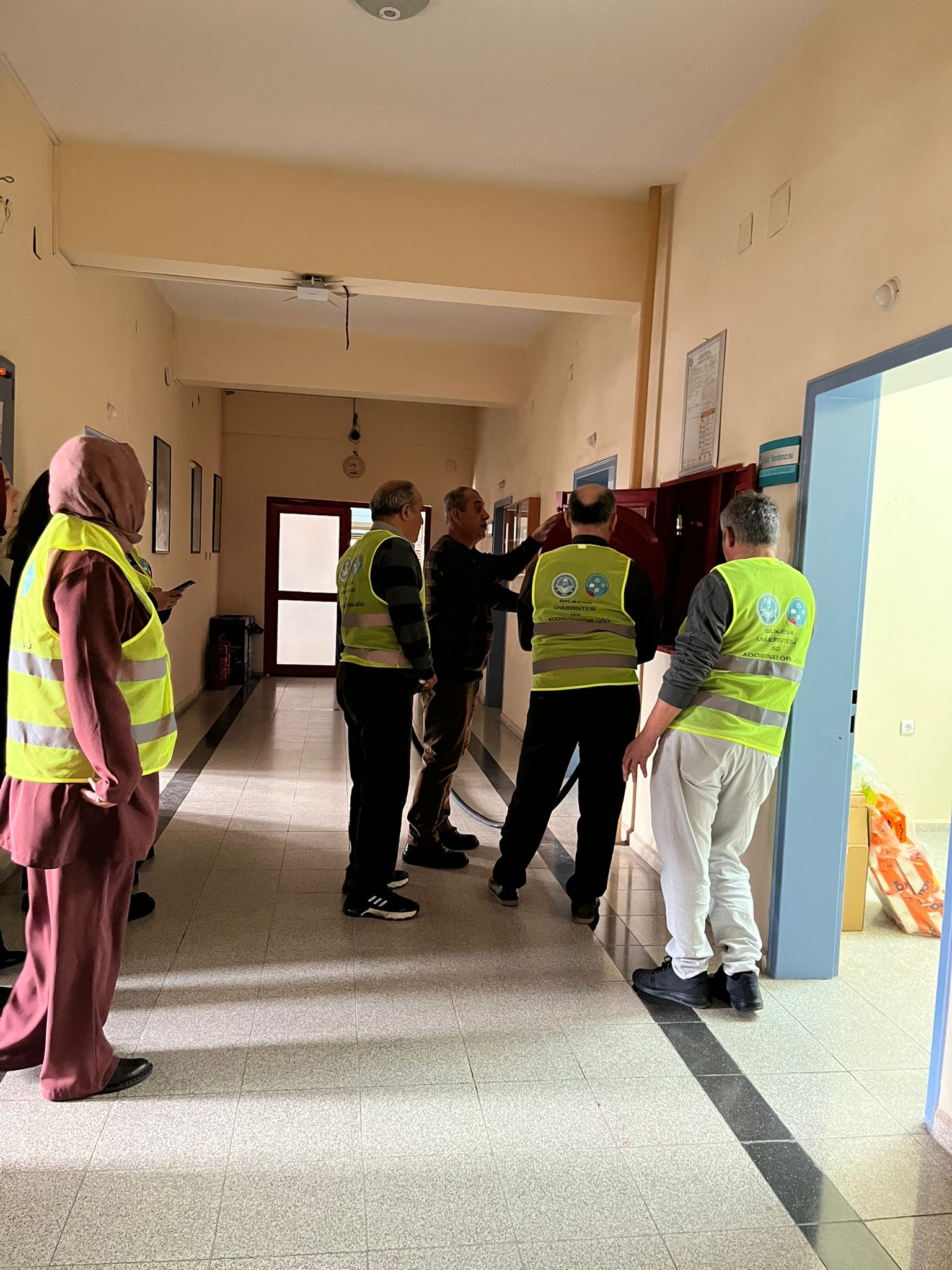 Earthquake and Fire Drills Conducted at Our Vocational School 7