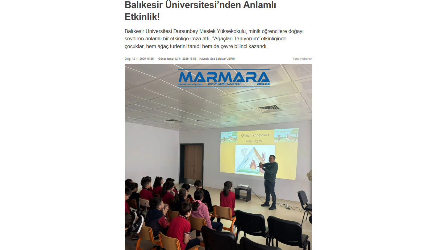 Balıkesir Üniversitesi’nden Anlamlı Etkinlik!