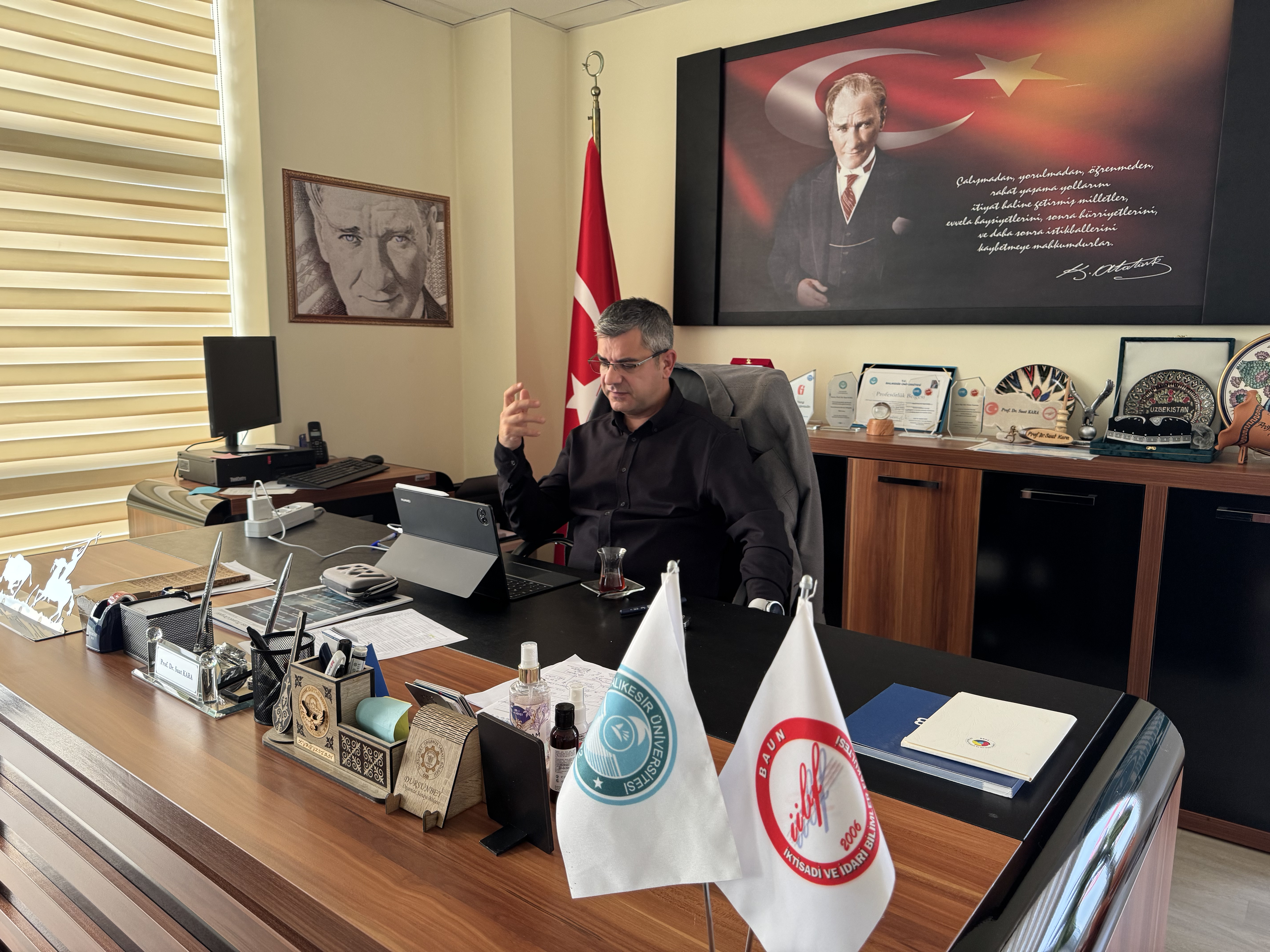 An Advisory Board Meeting Was Held at the Faculty of Economics and Administrative Sciences at Balıkesir University