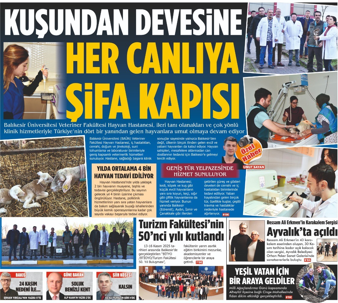 BAÜN Faculty of Veterinary Medicine Animal Hospital Offers Hope to Animals from All Over Turkey  2
