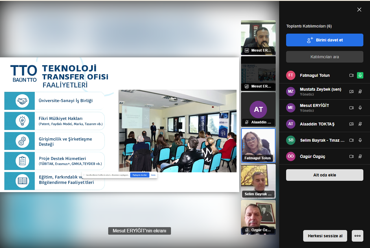 BAÜN TTO Unit Advisory Board Held Its First Meeting