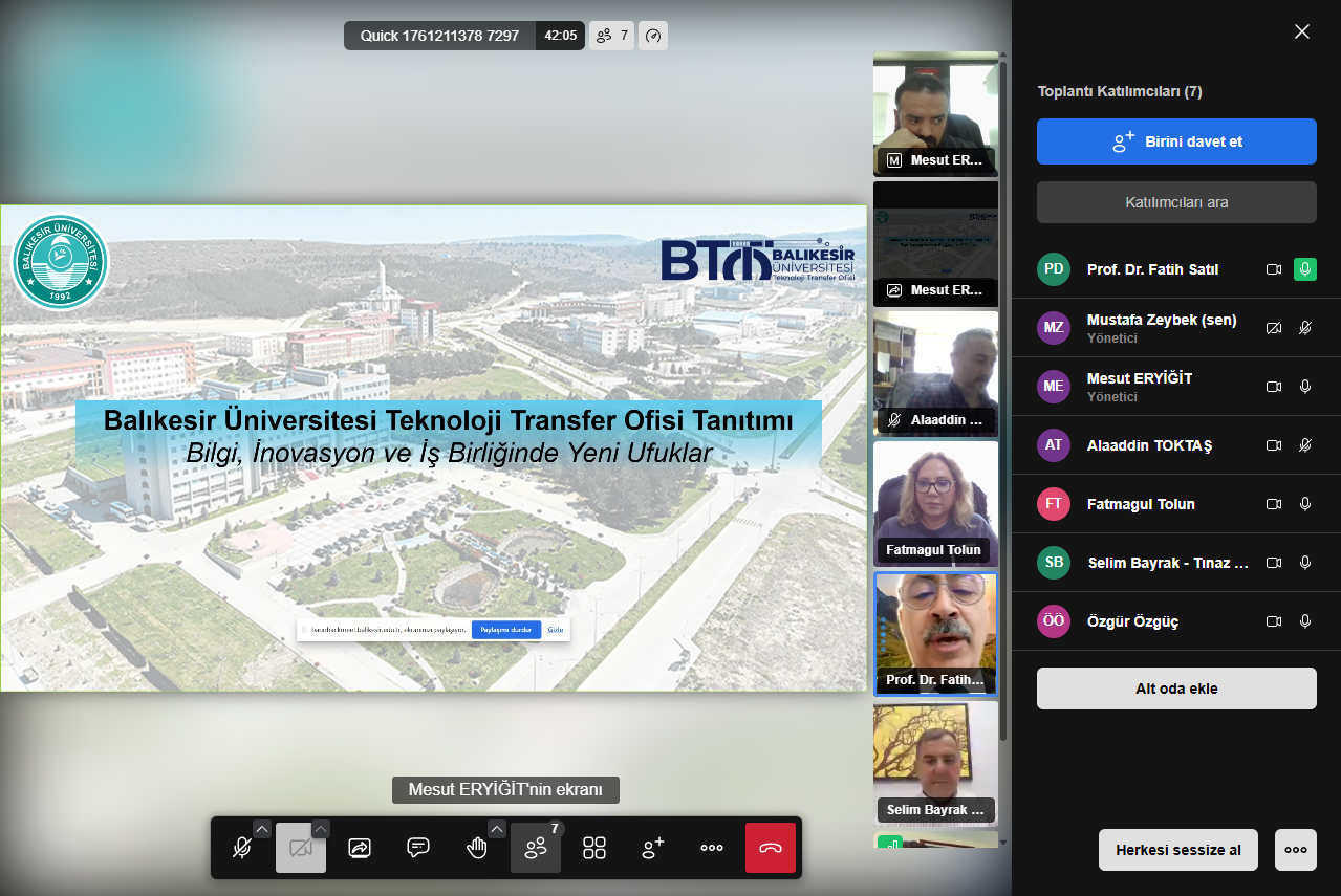 BAÜN TTO Unit Advisory Board Held Its First Meeting 1