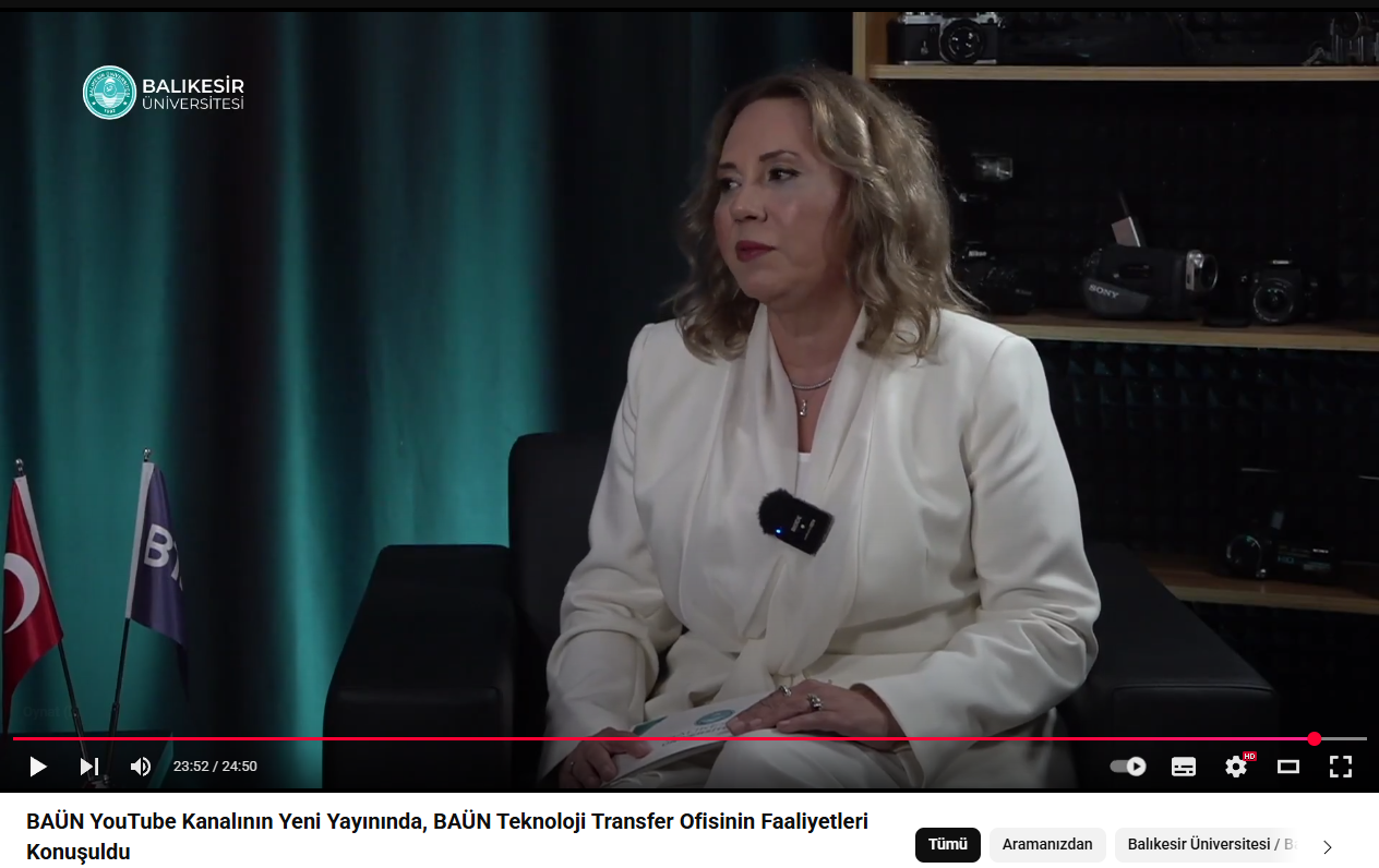 BAÜN YouTube Channel's New Broadcast Discusses the Activities of the BAÜN Technology Transfer Office