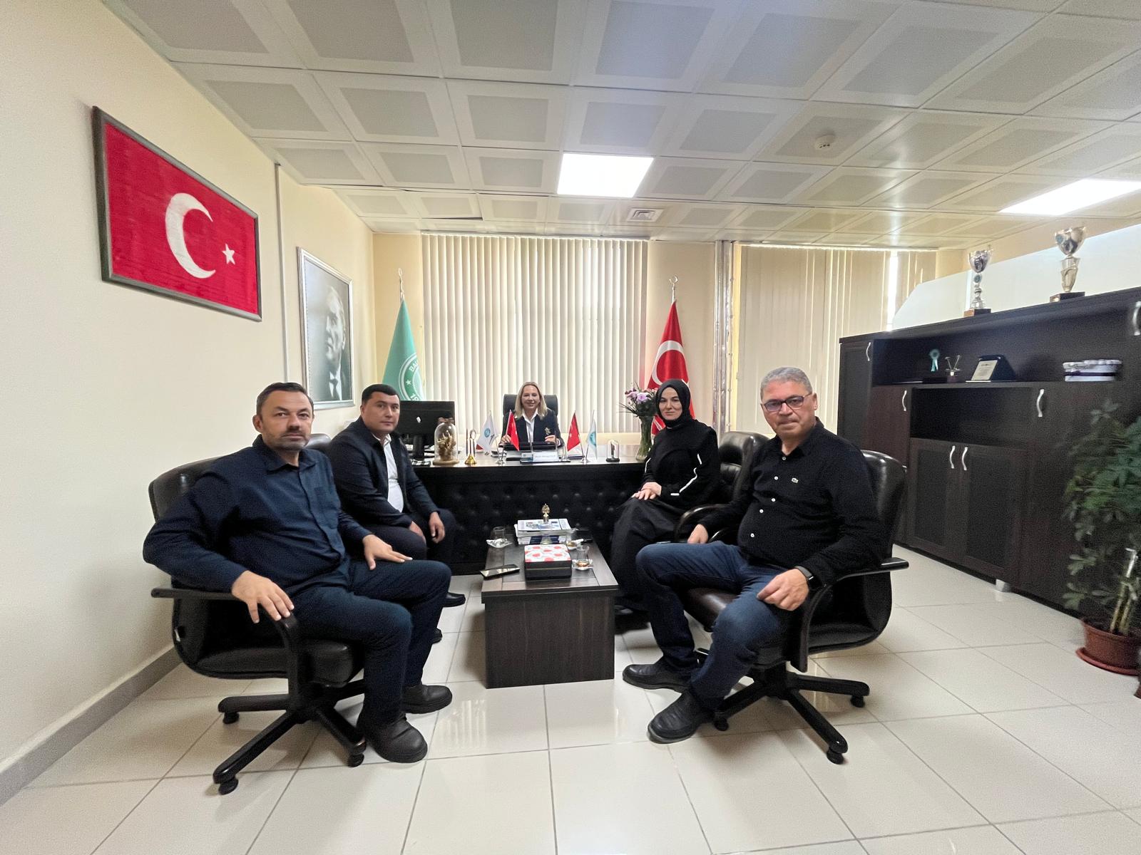 Özbekistan Gülistan Devlet Üniversitesi Akademisyeninden BMYO Tekstil Teknolojisi Programına Ziyaret