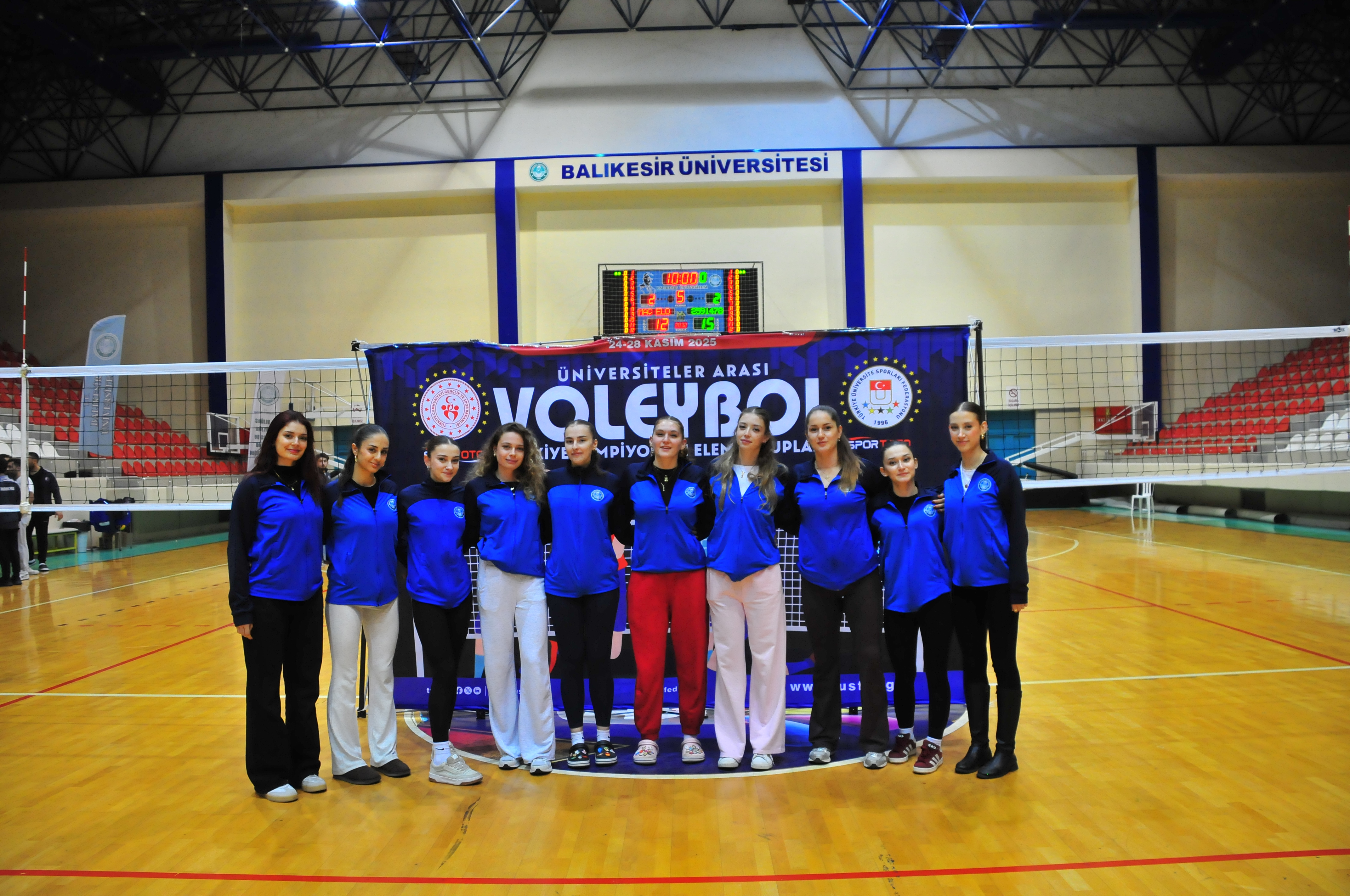 Spor Dostu Kampüs BAUN Kadın Voleybol Takımından Büyük Başarı Ünilig de Birincilik Kupası 6